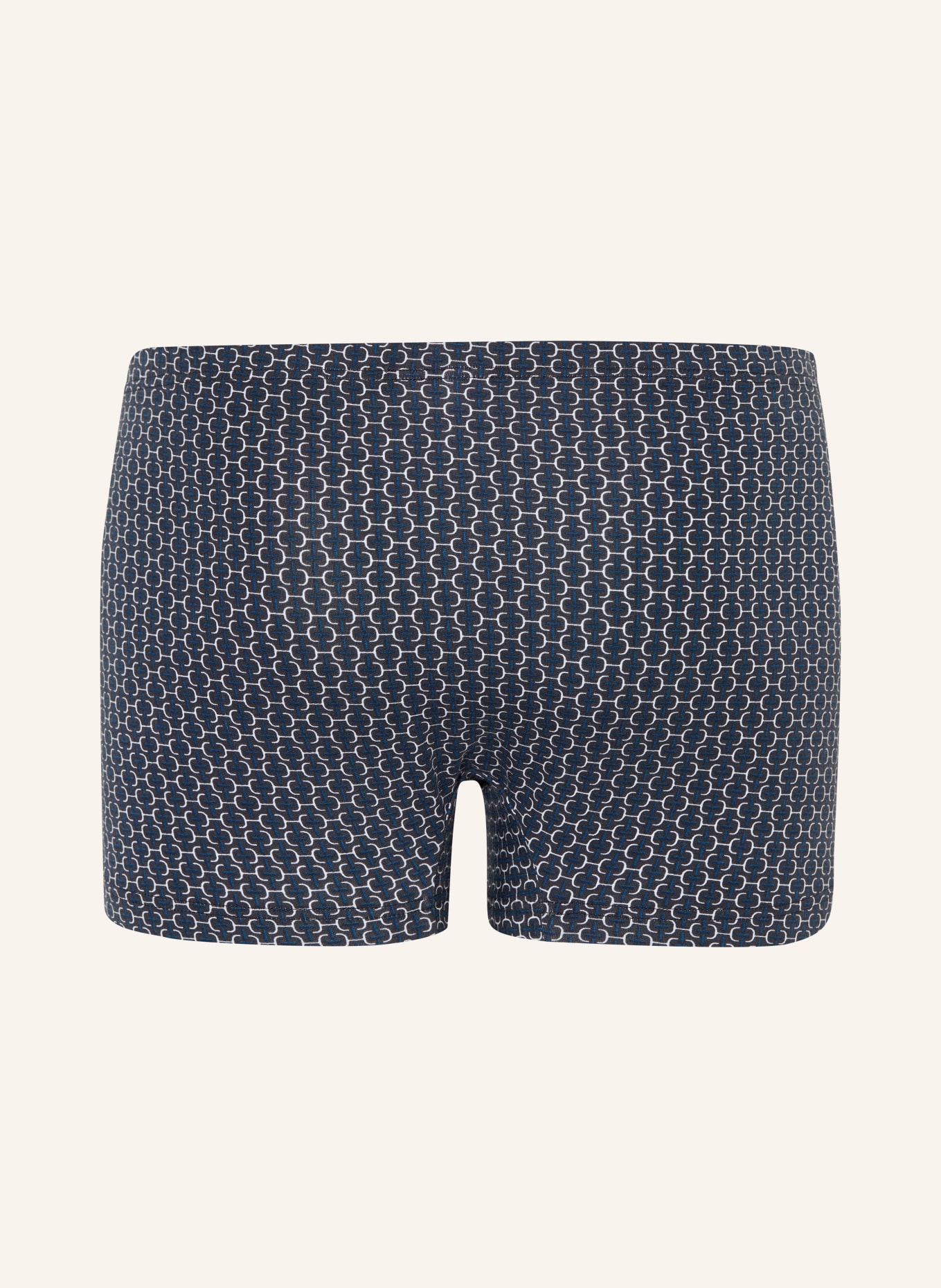 mey Boxershort-serie SMART CHAINS: DONKERBLAUW / PETROL / WIT