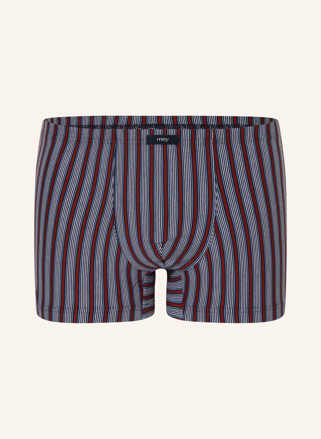 mey Bokserki z serii VARIED STRIPES: NIEBIESKI / CZERWONY / BIAŁY