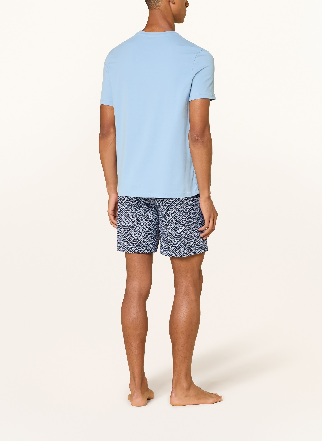 mey ARTIC SQUAD Pajama shorts Collection: LIGHT BLUE / DARK RED / DARK BLUE