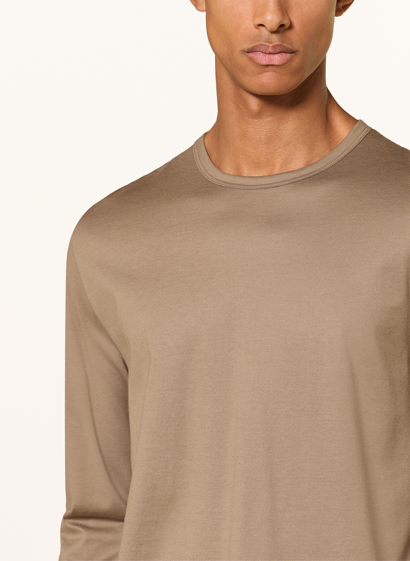 mey Pyjama-serie SERIOUSLY STRIPES: TAUPE / GRIJS / BLAUW