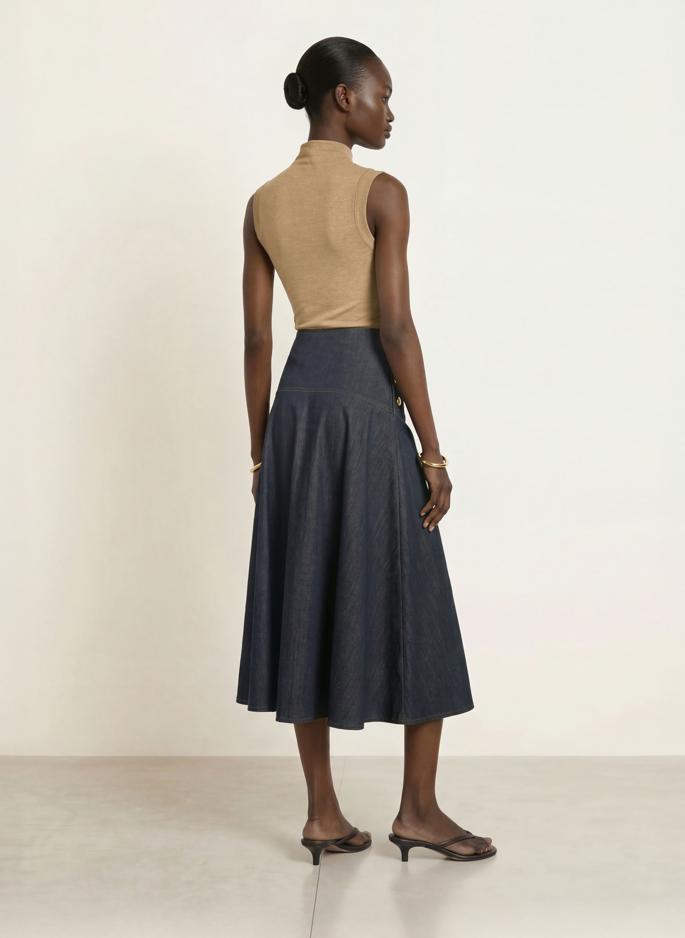 REISS HATTIE Top: LIGHT BROWN