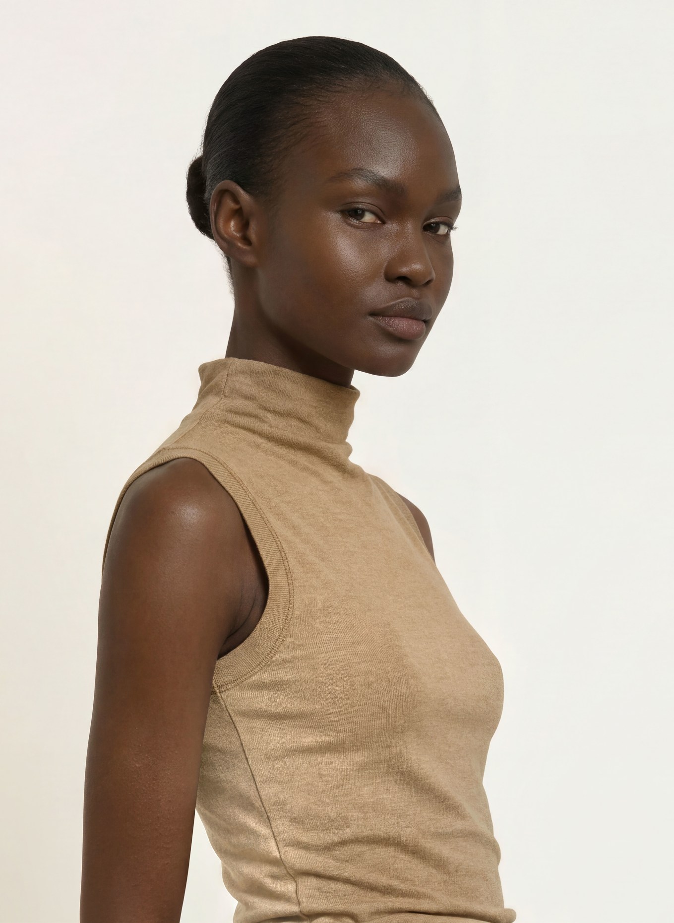 REISS HATTIE Top: LIGHT BROWN