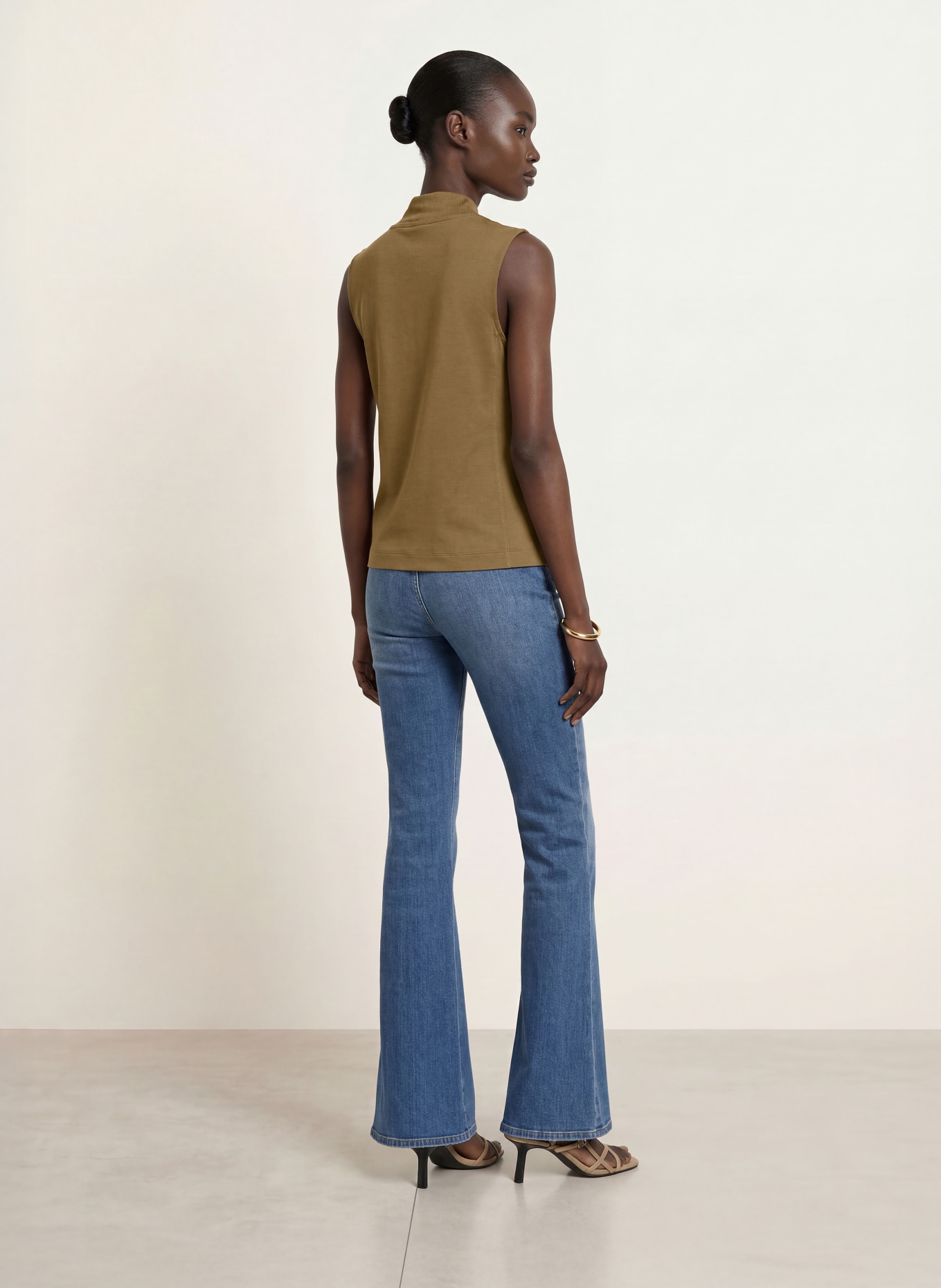 REISS MILEY Top: KHAKI