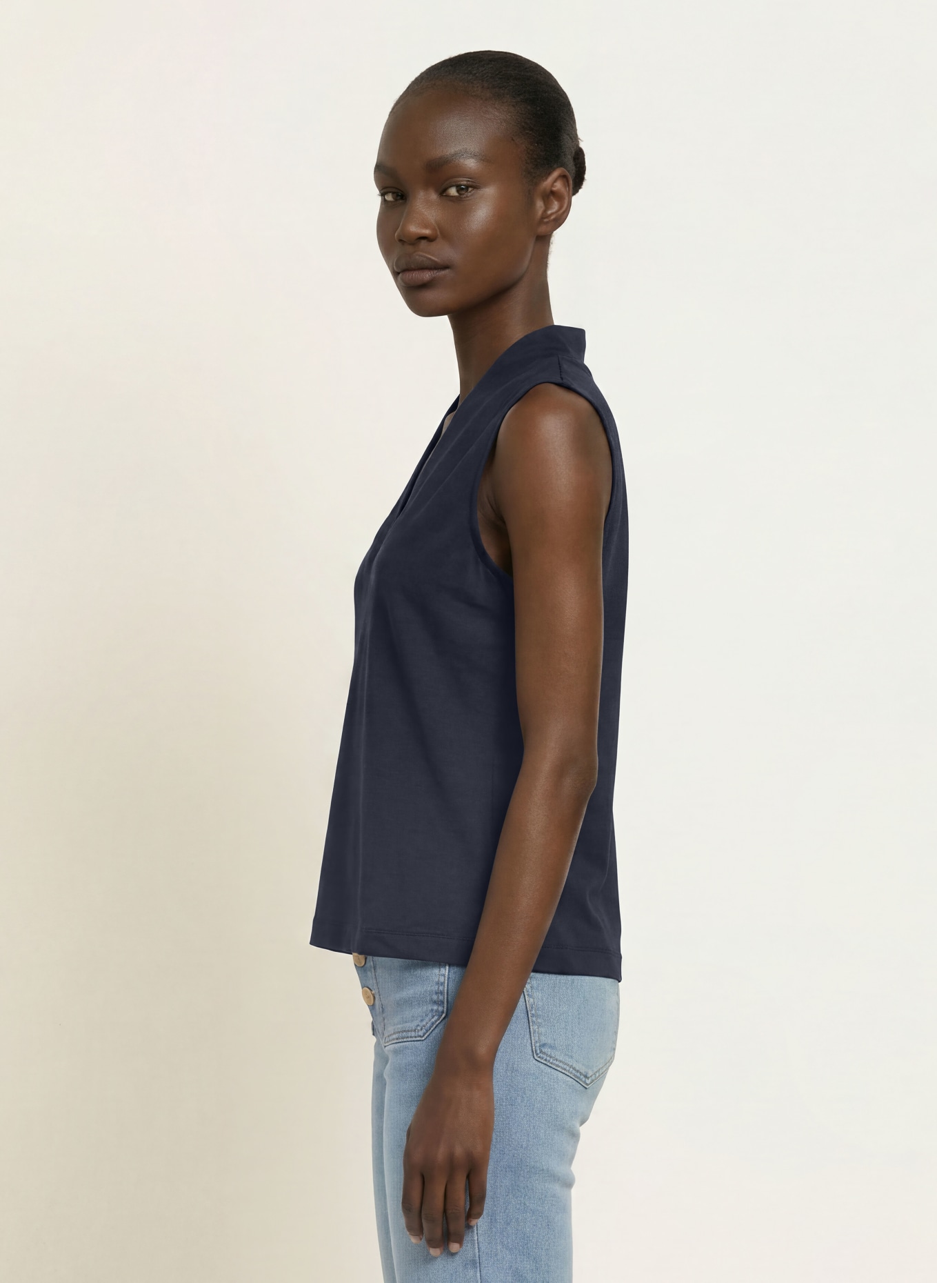 REISS MILEY Top: DARK BLUE