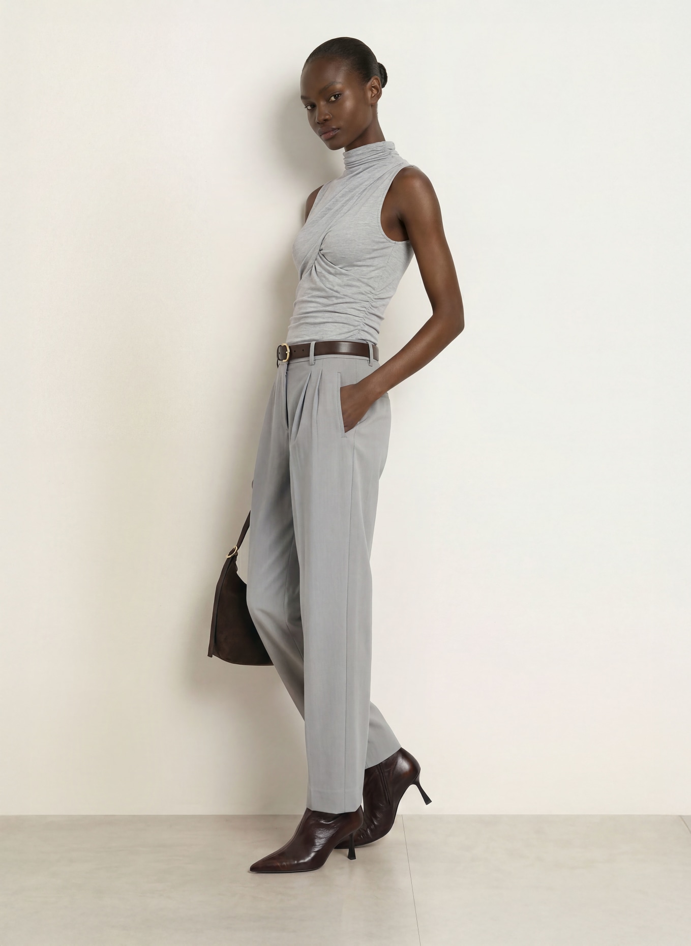 REISS Top WANDA: GRIJS