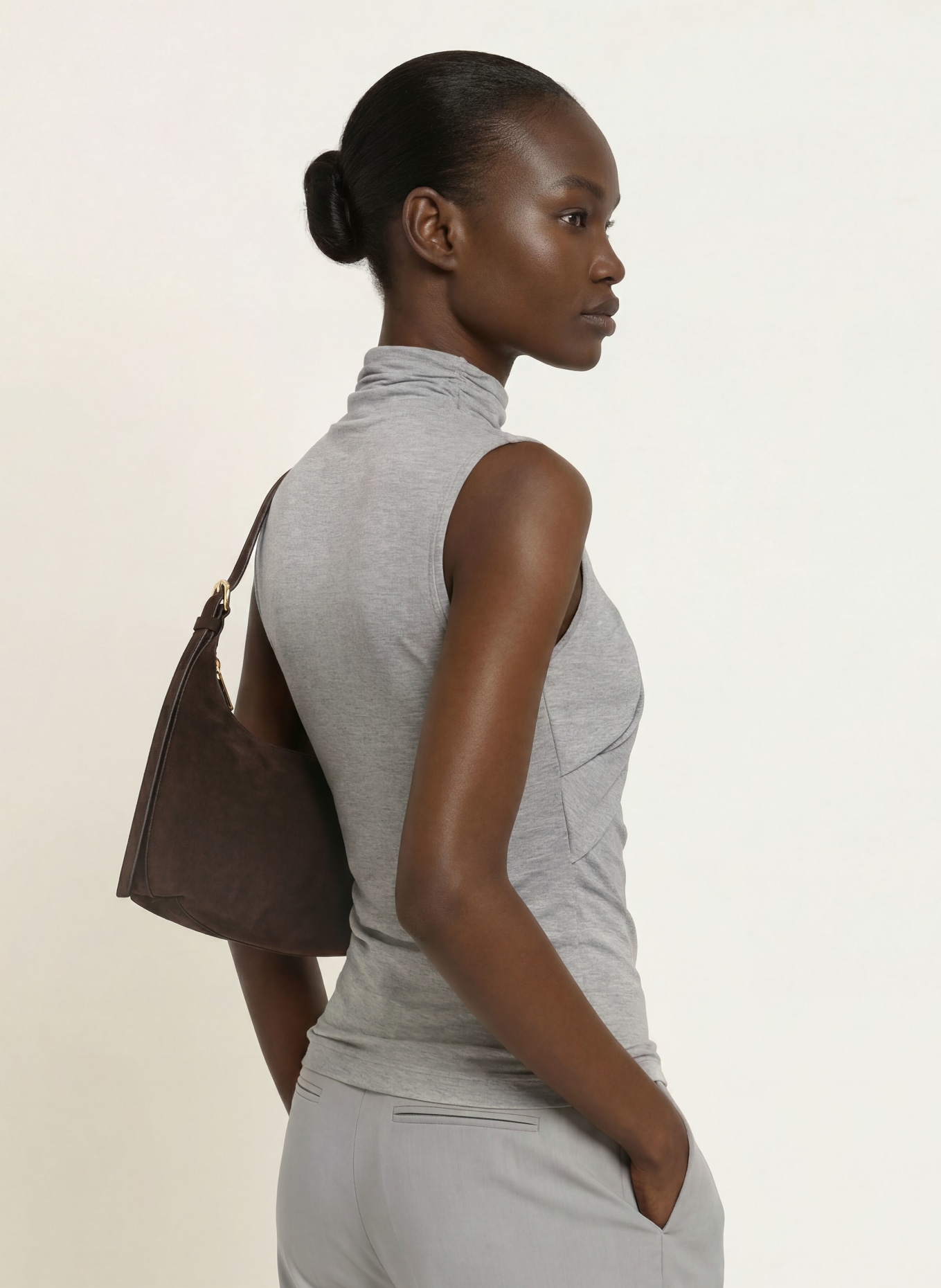 REISS Top WANDA: GRIJS