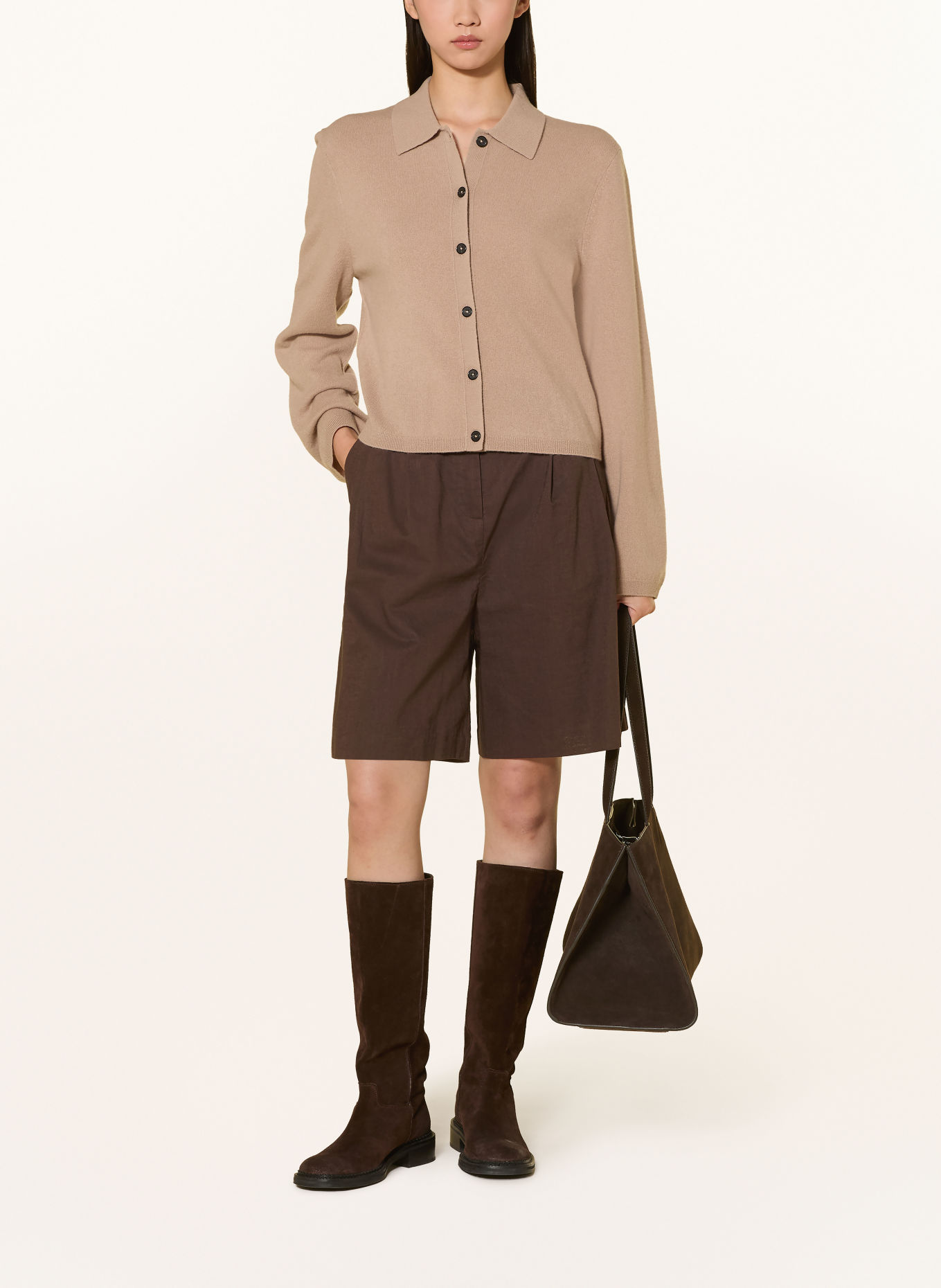Marc O'Polo Strickjacke: BEIGE