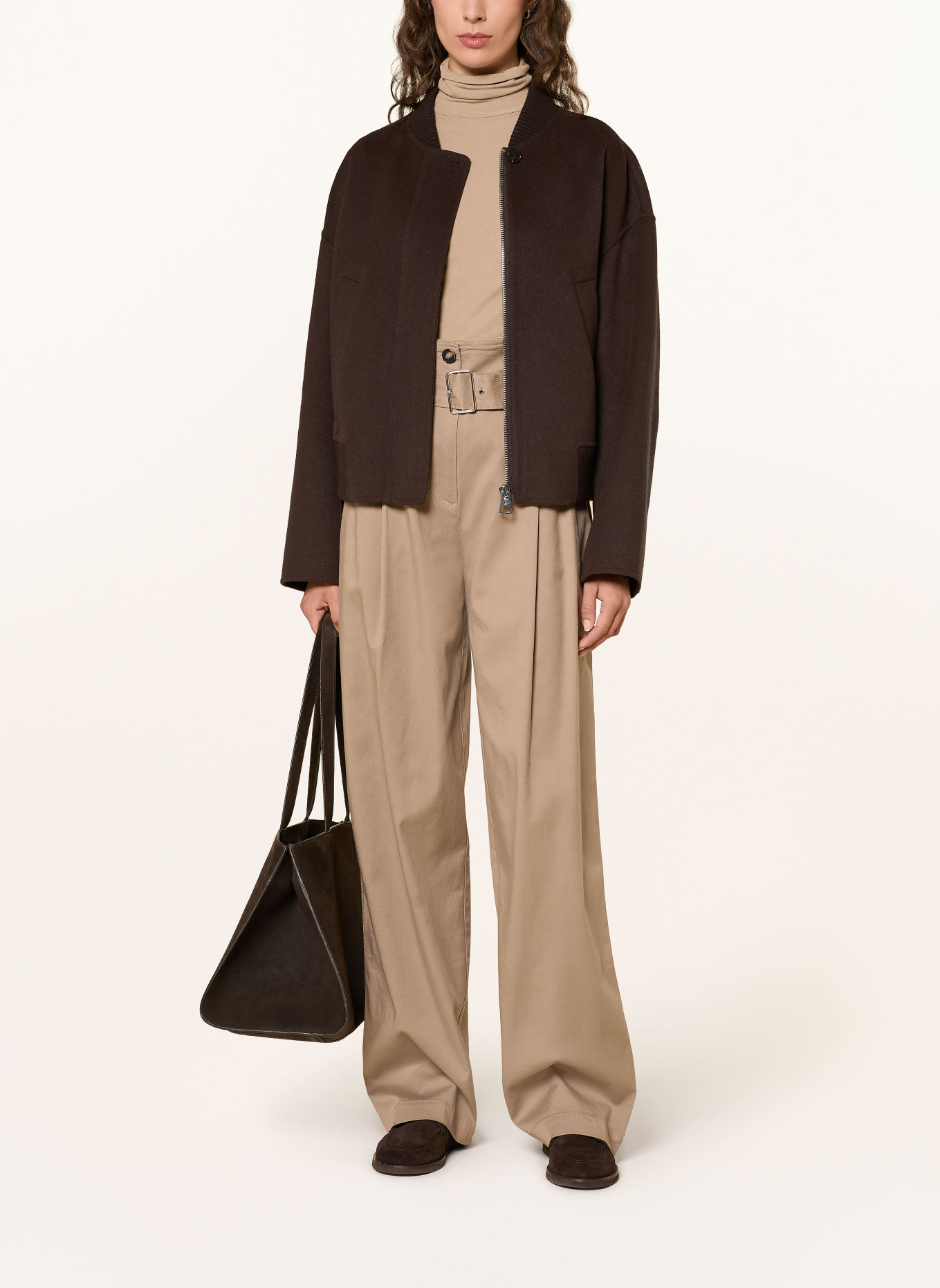 Marc O'Polo Turtleneck top: BEIGE