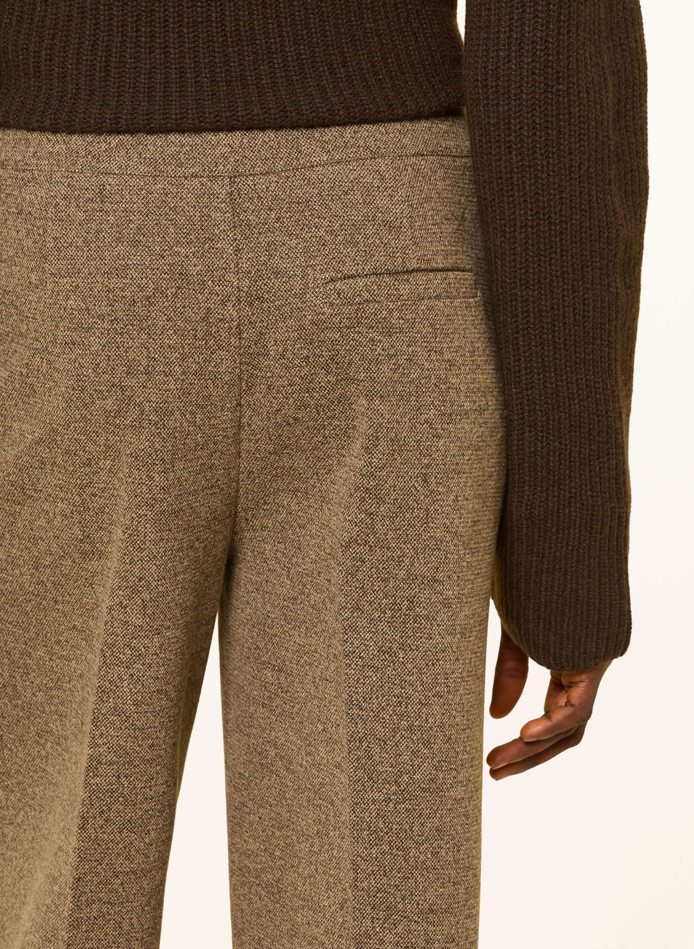Marc O'Polo Marlenehose aus Jersey: BRAUN