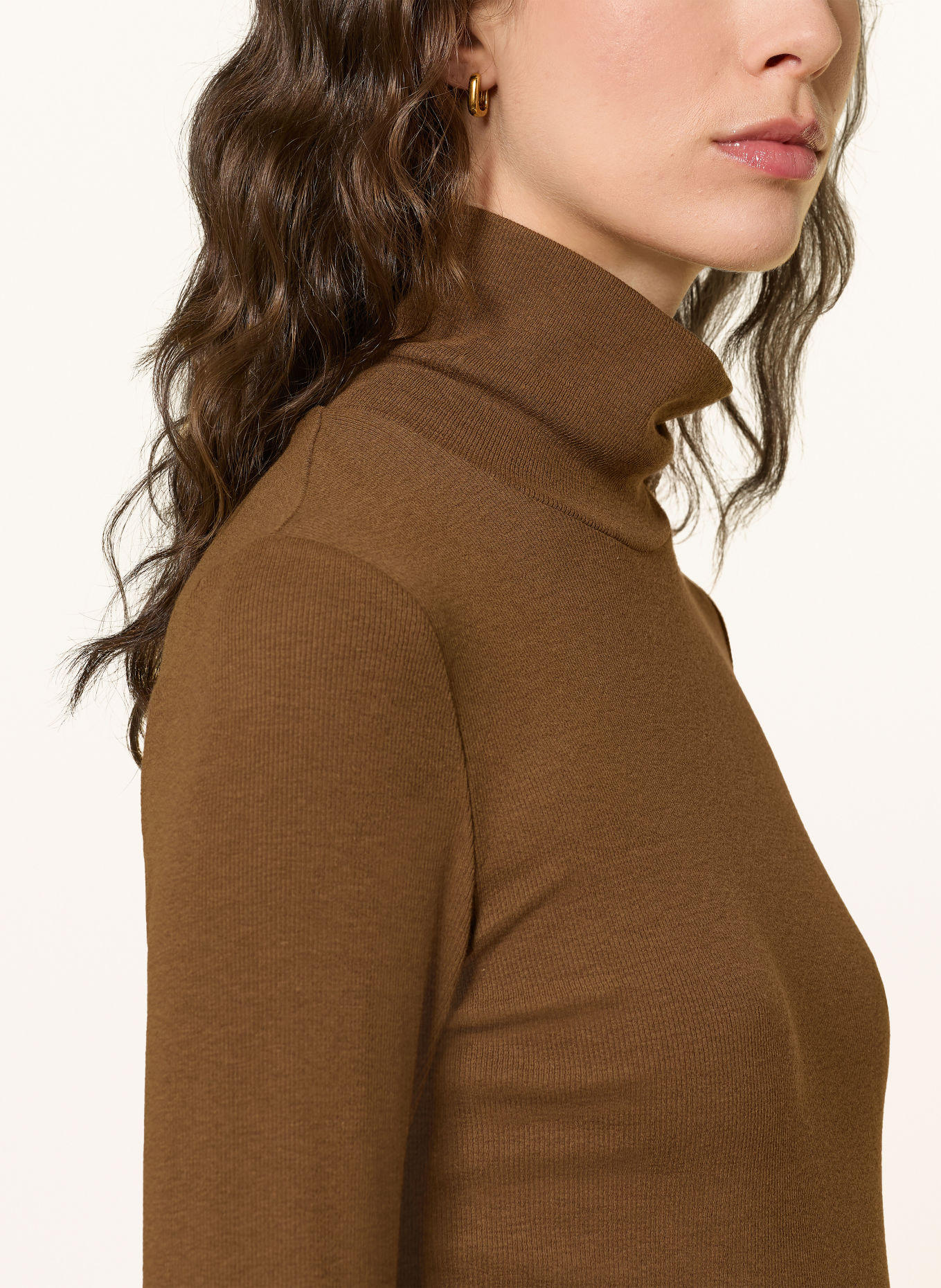 Marc O'Polo Turtleneck top: BROWN