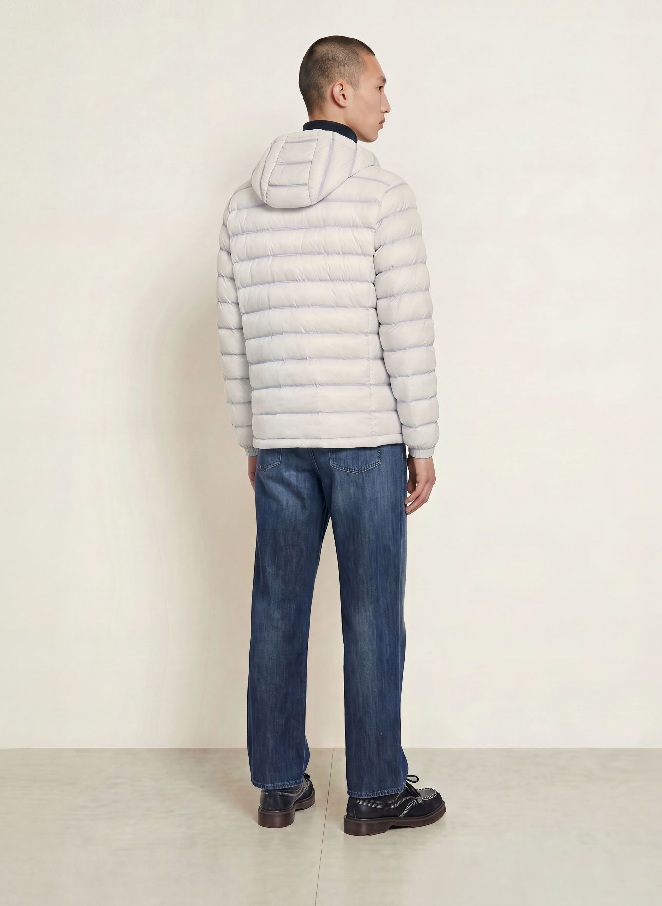 Blauer Veste matelassée CHARLES: BLEU CLAIR