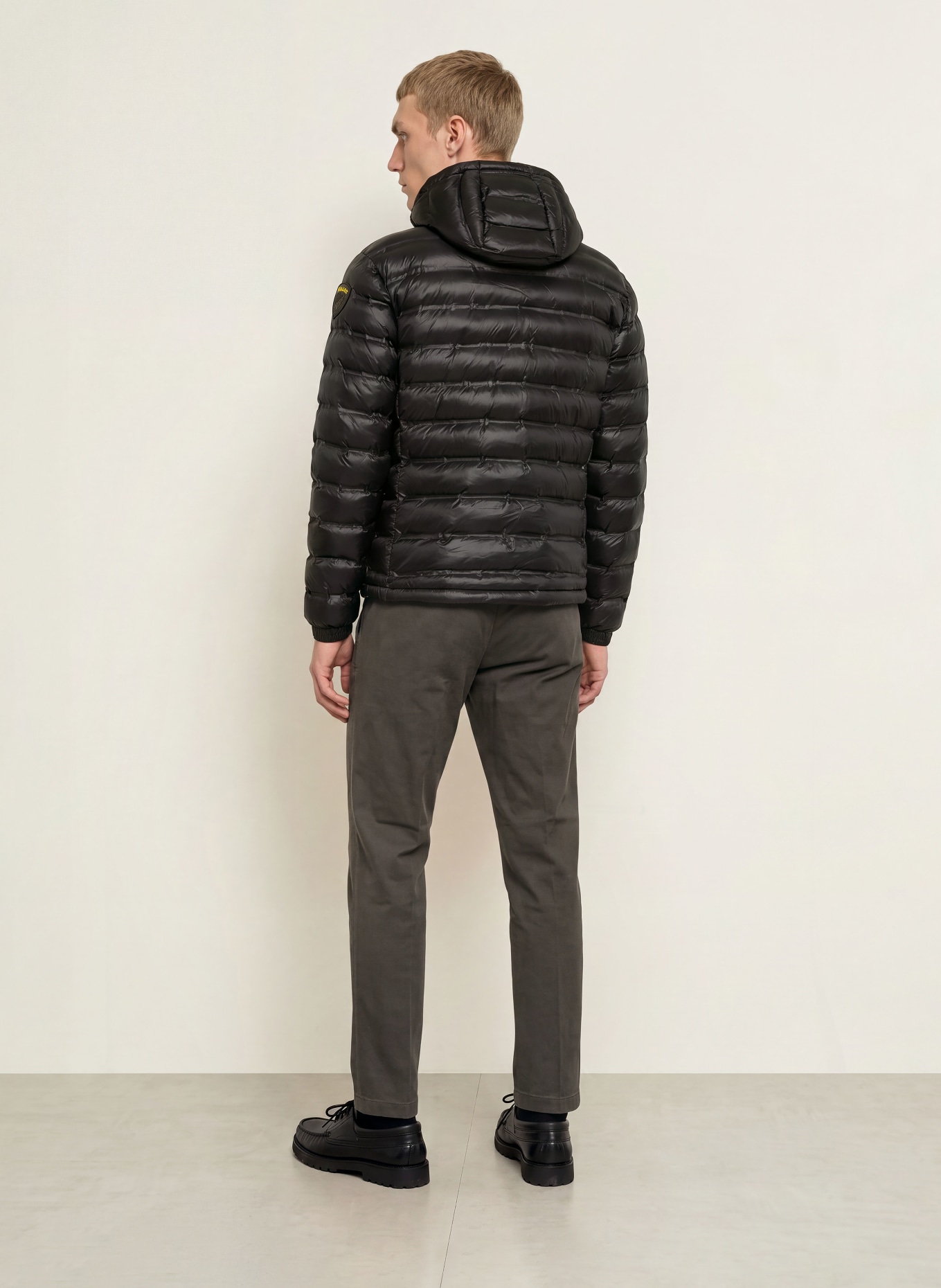 Blauer Steppjacke CHARLES: SCHWARZ