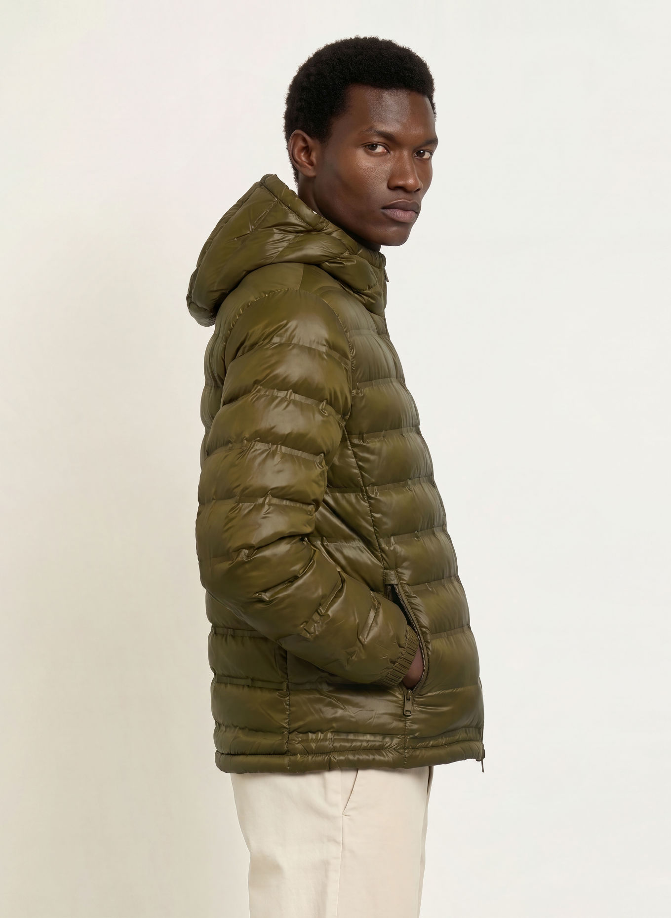 Blauer Veste matelassée CHARLES: OLIVE