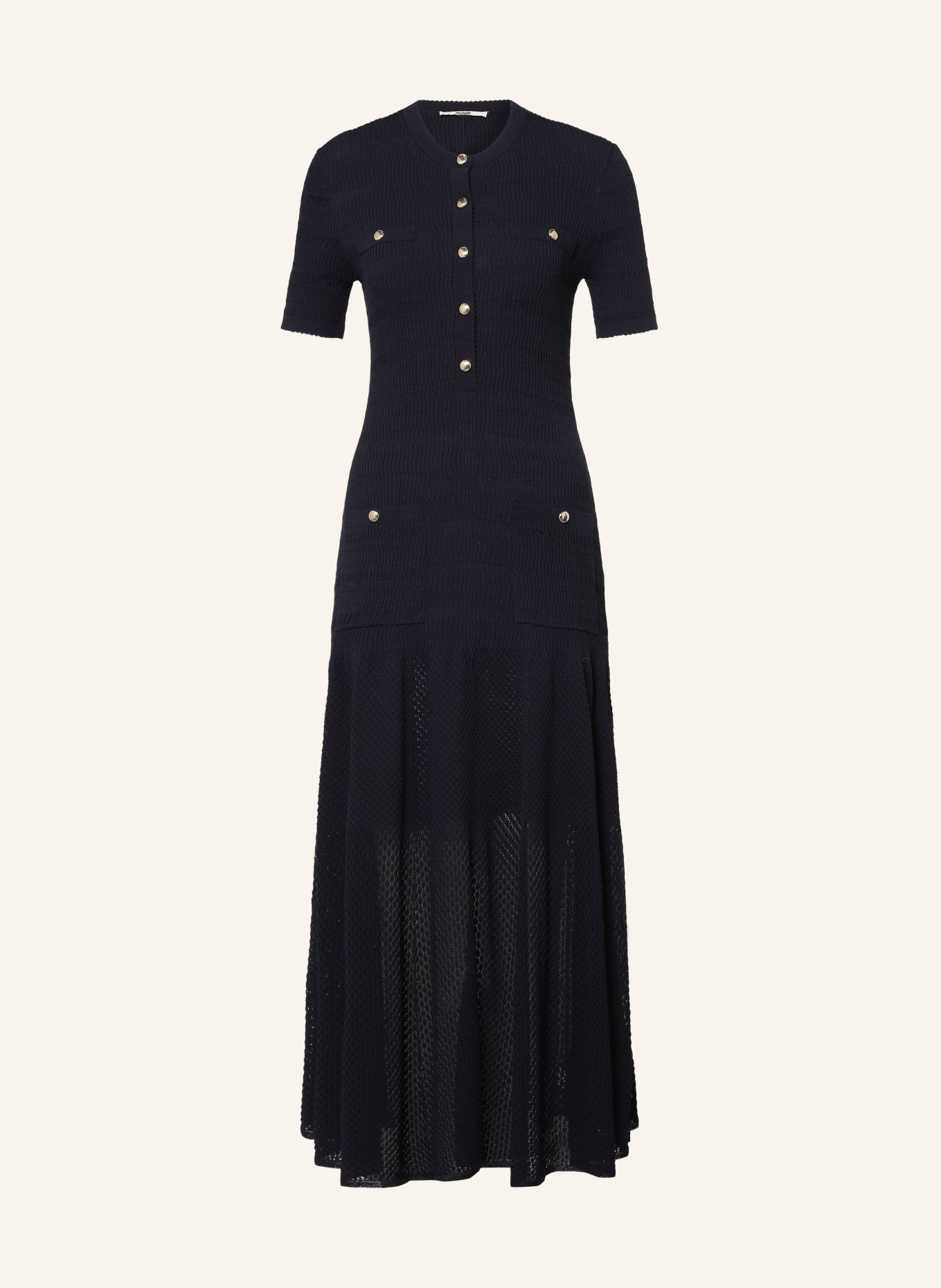 maje Kleid: DUNKELBLAU