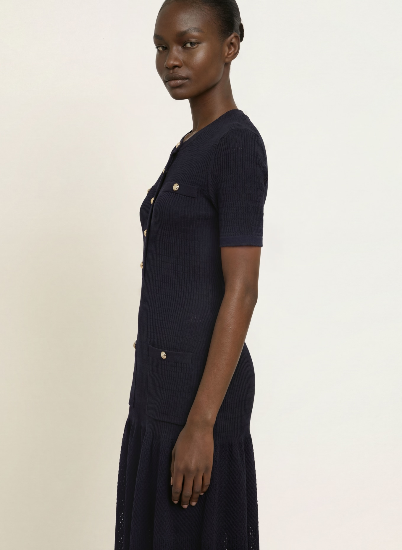 maje Kleid: DUNKELBLAU