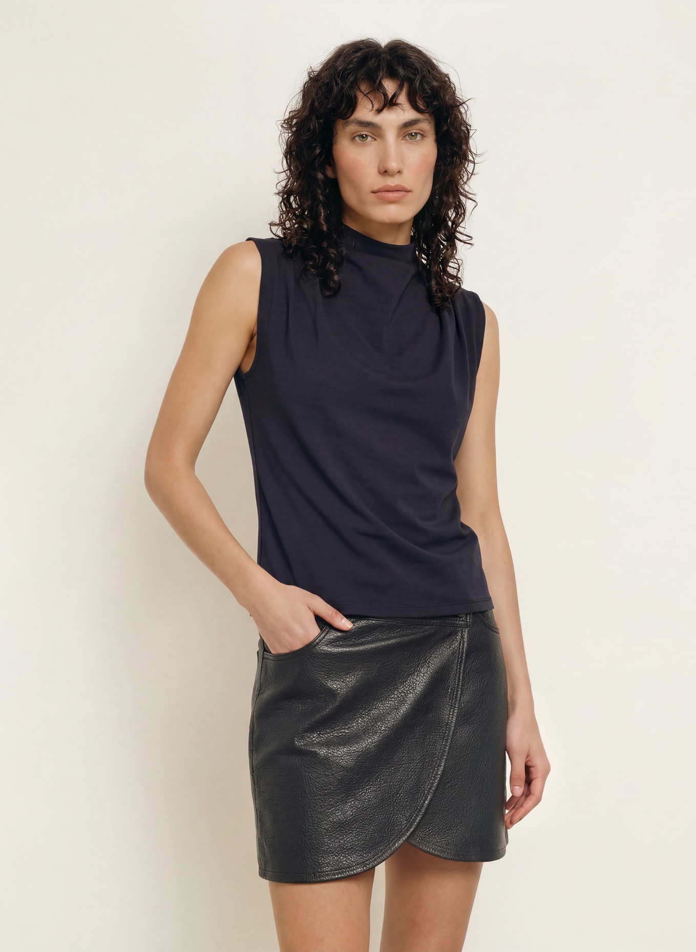 ba&sh Top HODA: DUNKELBLAU