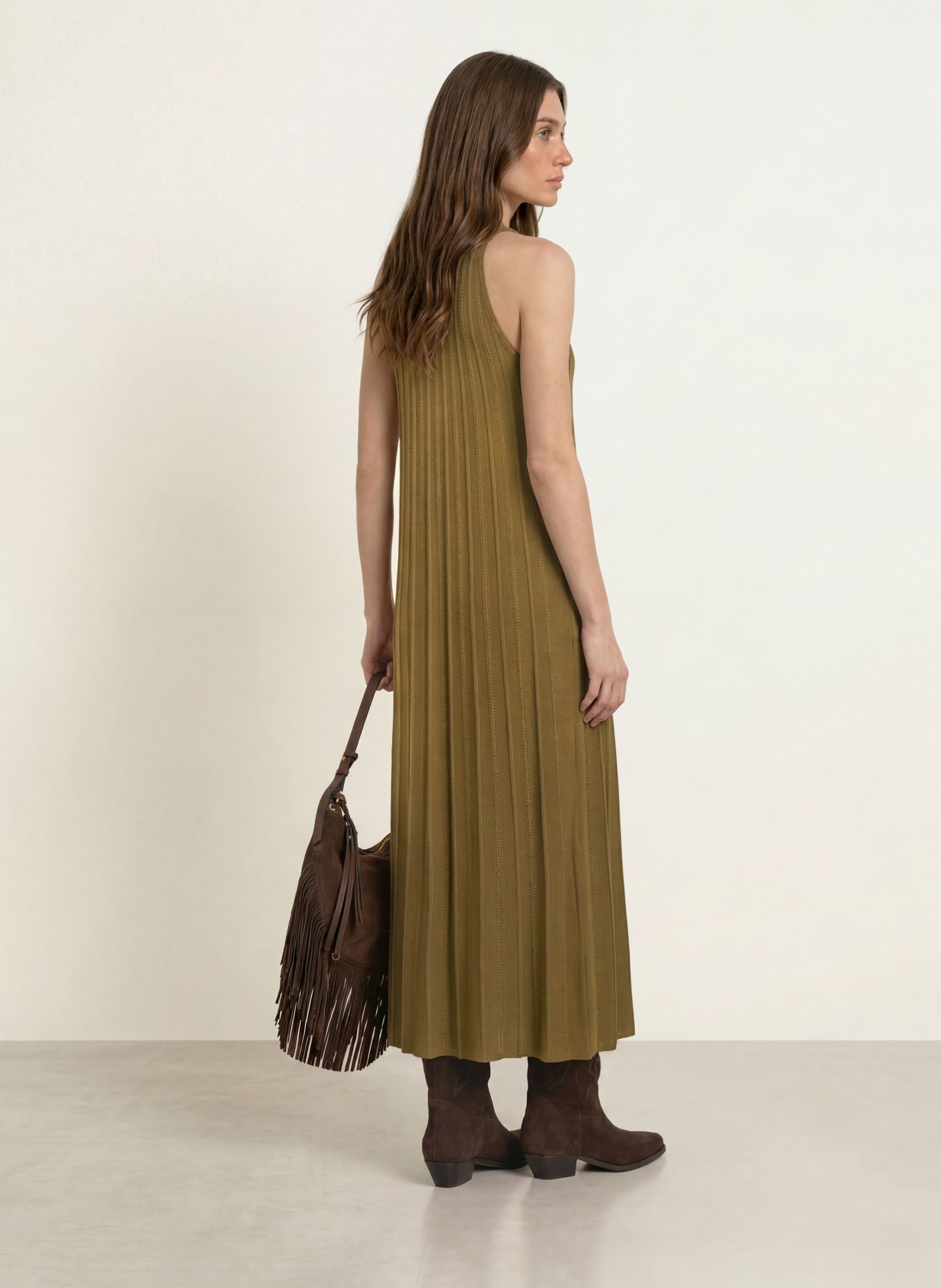 ba&sh Strickkleid SINTE: BRAUN