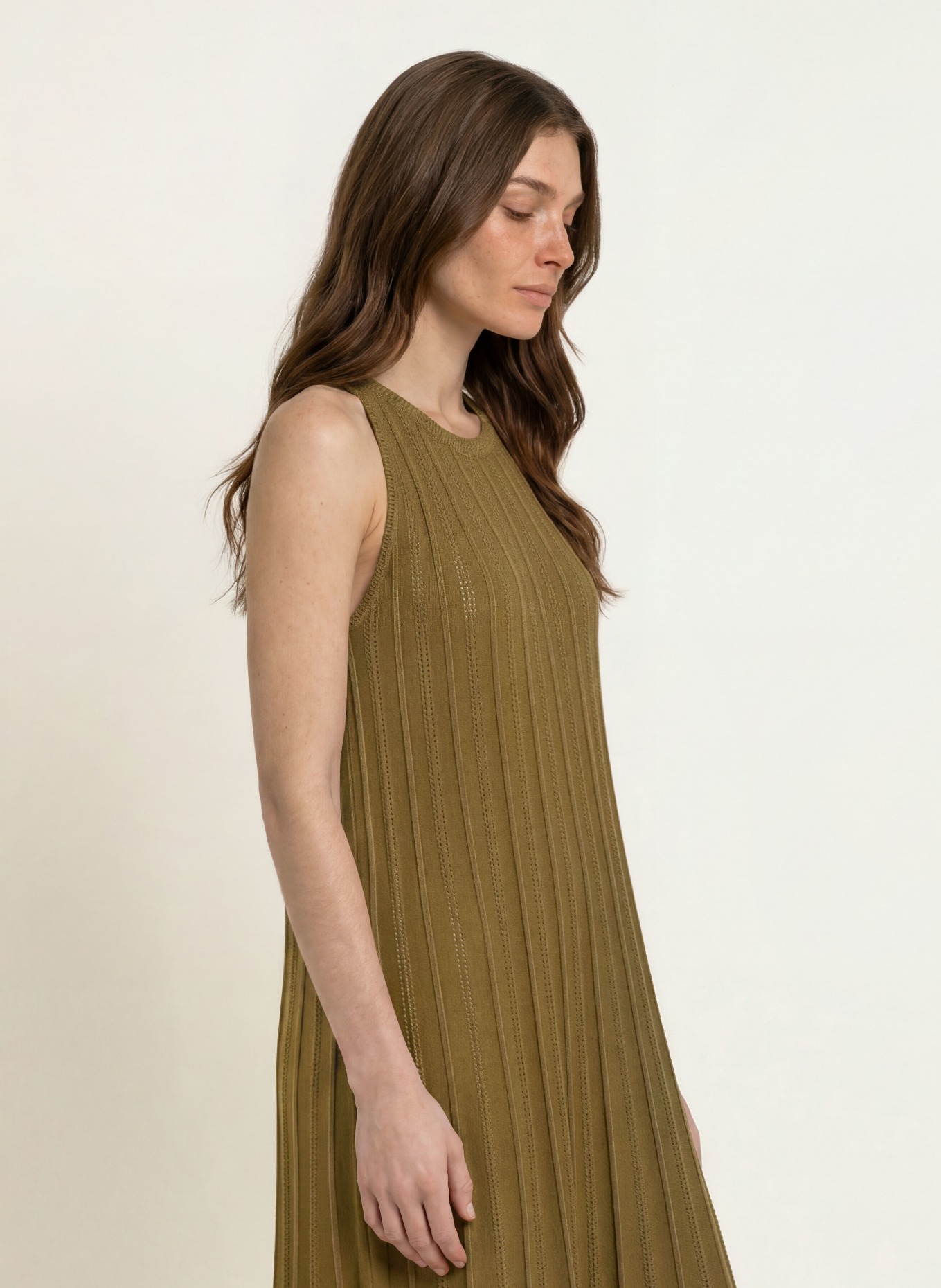 ba&sh Strickkleid SINTE: BRAUN