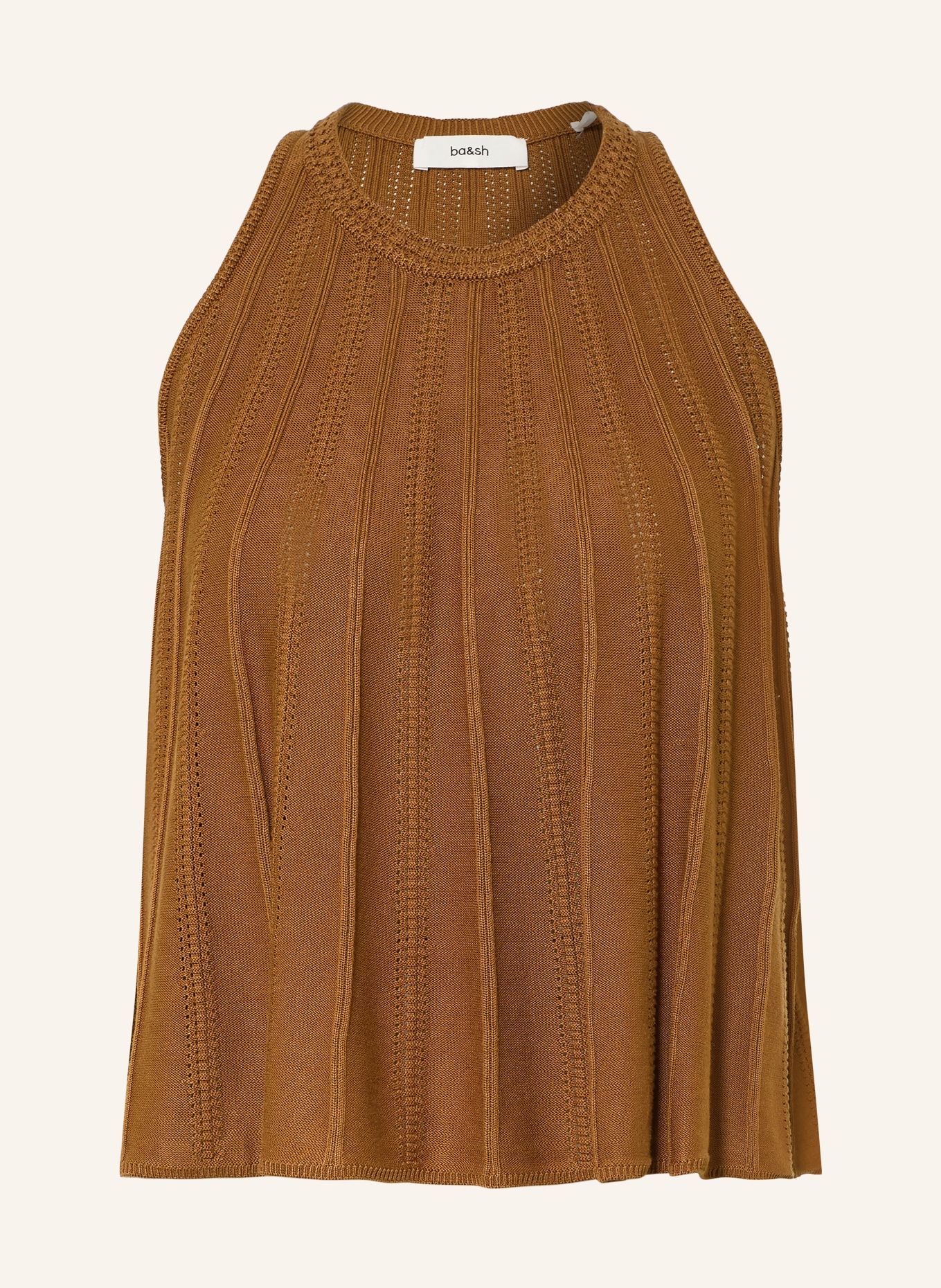 ba&sh Stricktop SERRES: KHAKI