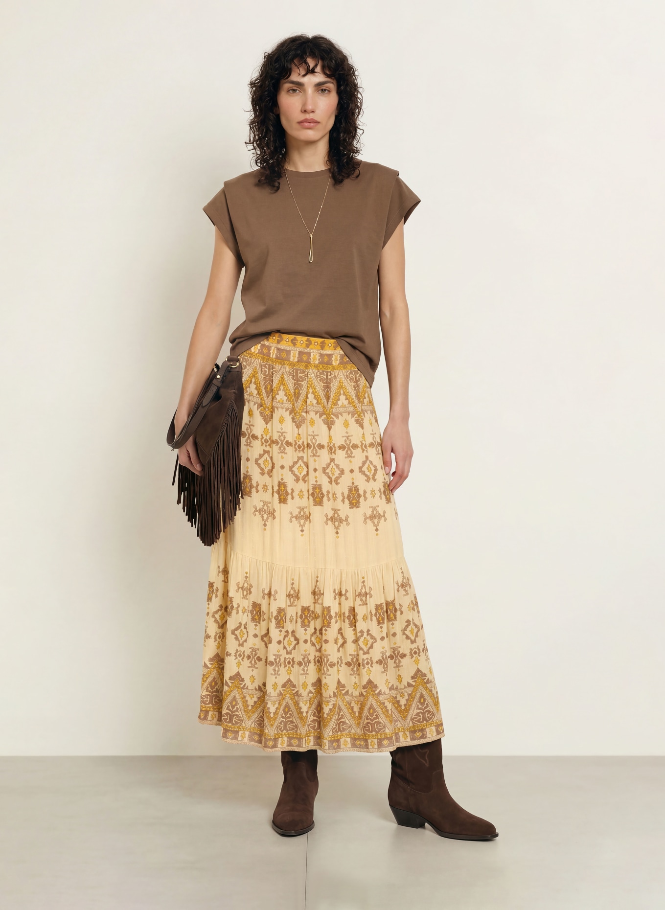 ba&sh T-Shirt RIO: KHAKI