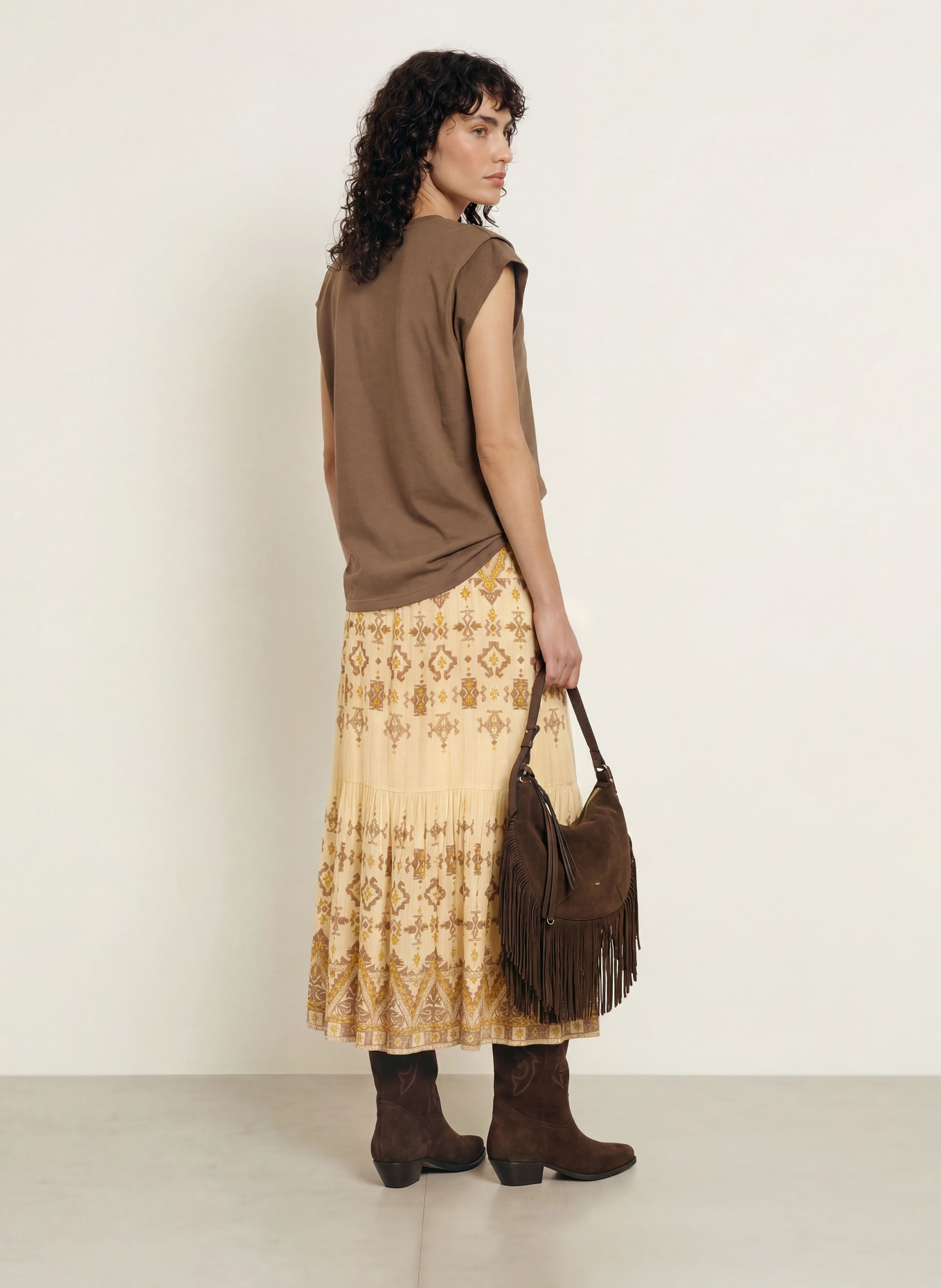 ba&sh T-Shirt RIO: KHAKI