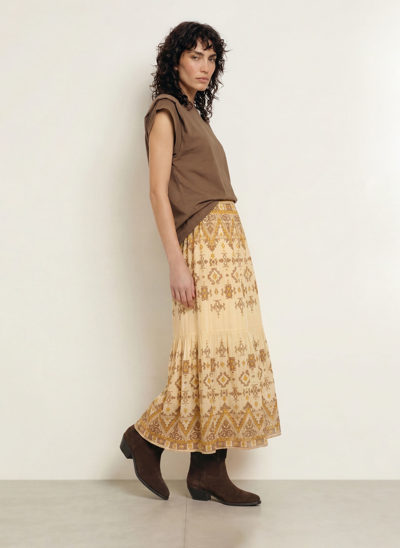 ba&sh T-Shirt RIO: KHAKI