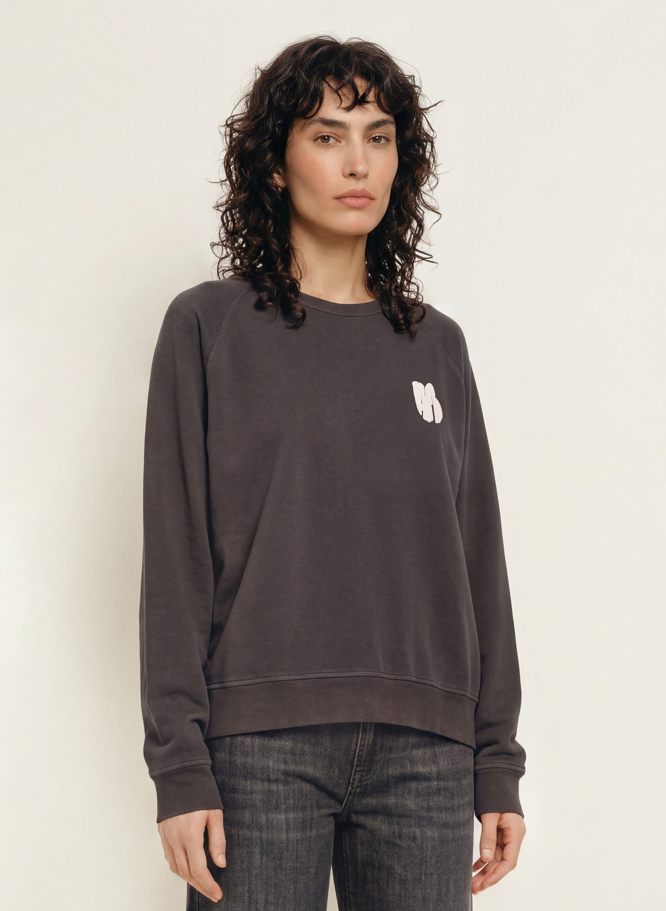 ba&sh Sweatshirt SWING: DUNKELGRAU