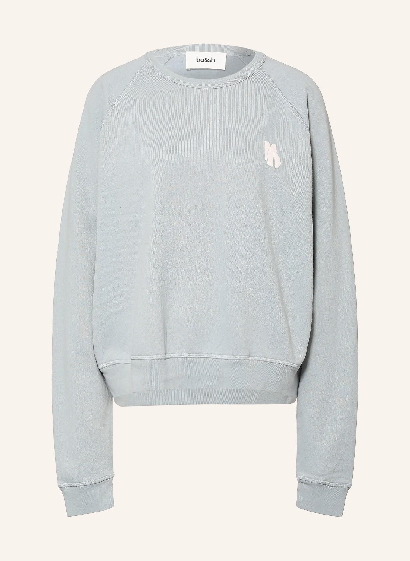 ba&sh Sweatshirt SWING: BLAUGRAU / WEISS