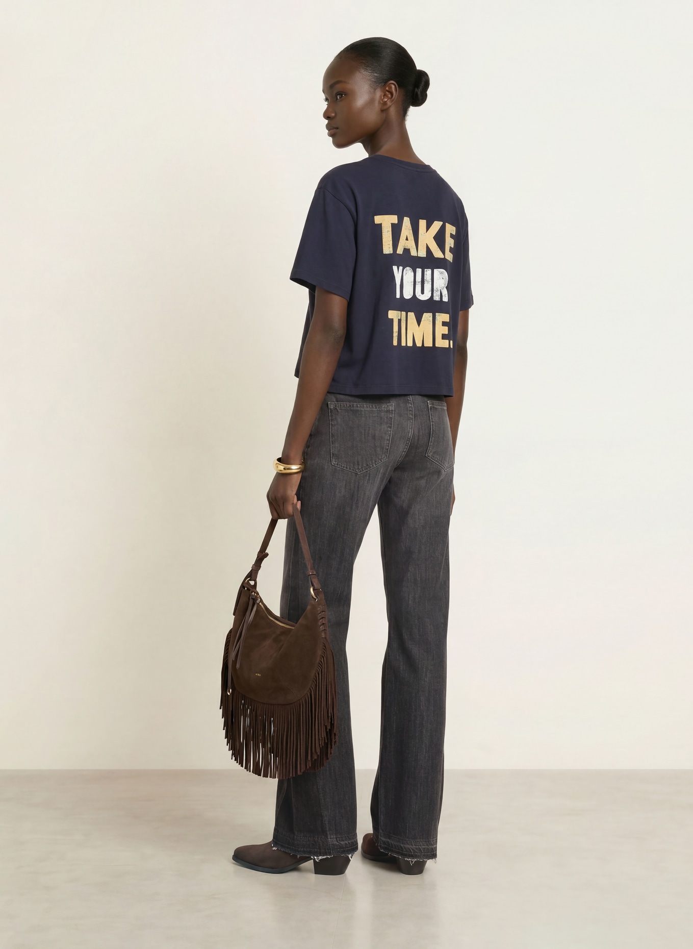 ba&sh T-Shirt TAKE: DUNKELBLAU