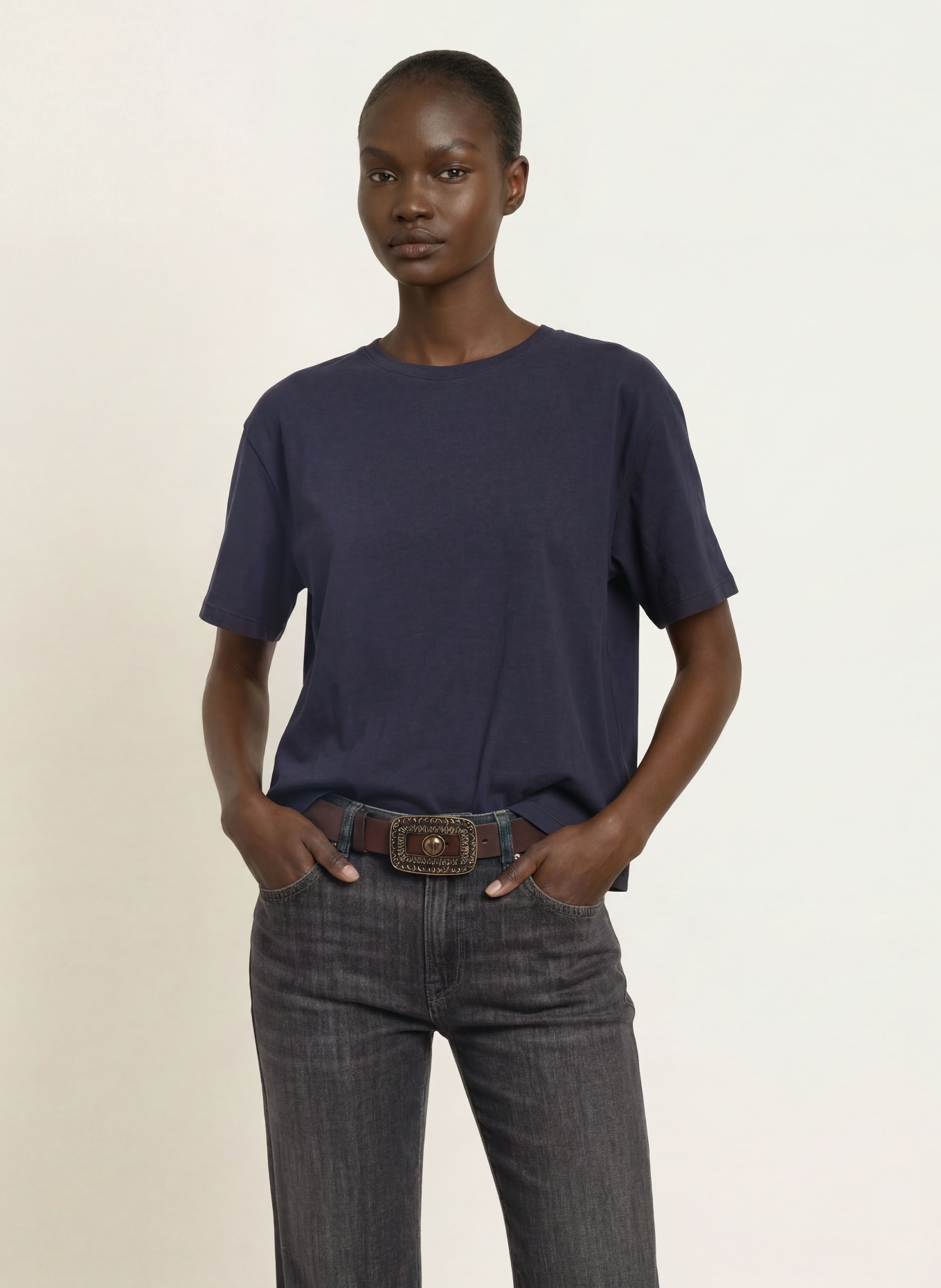 ba&sh T-Shirt TAKE: DUNKELBLAU