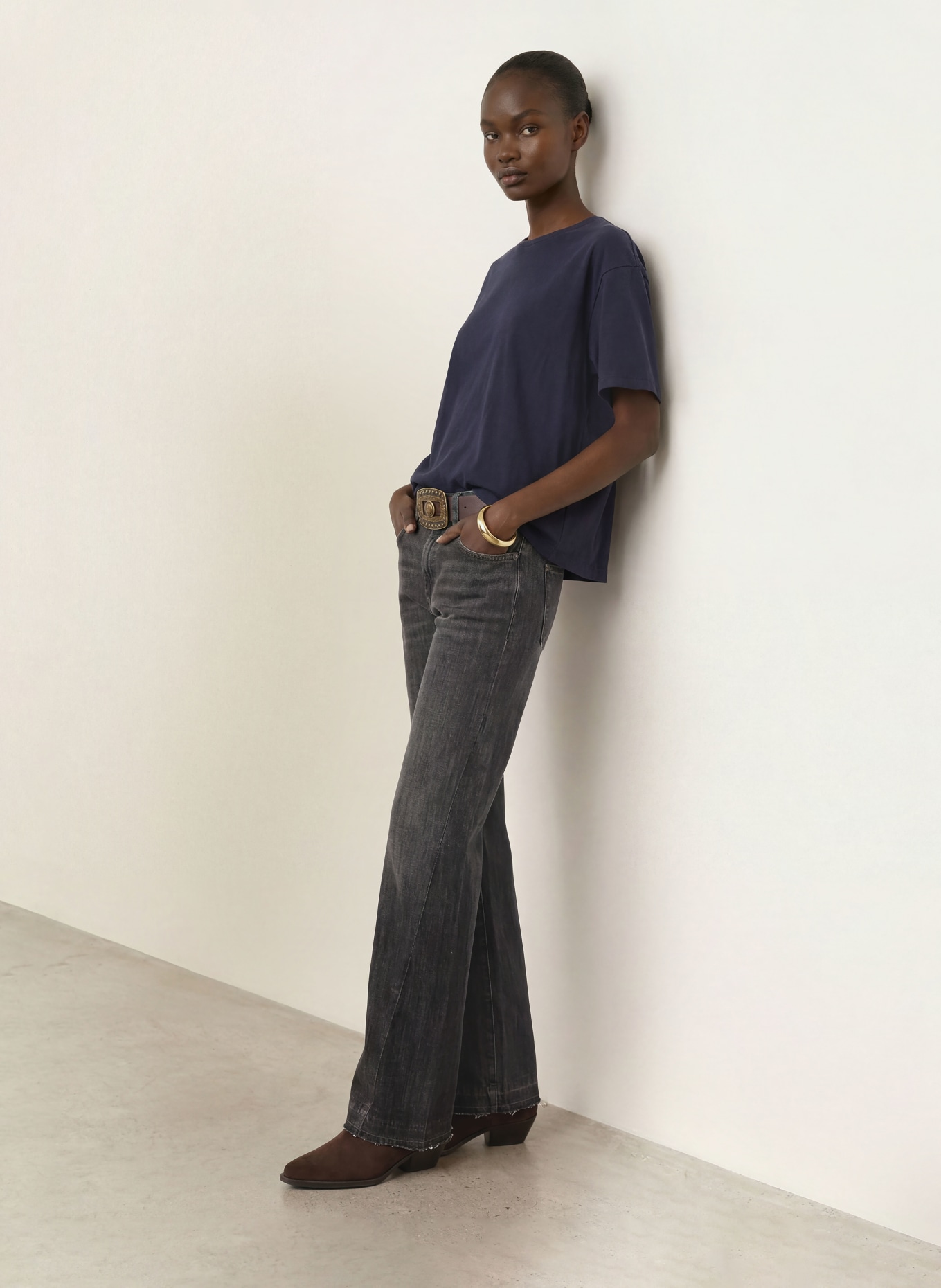 ba&sh T-Shirt TAKE: DUNKELBLAU