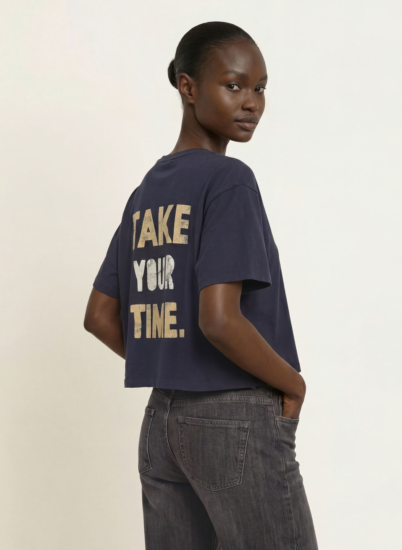 ba&sh T-Shirt TAKE: DUNKELBLAU