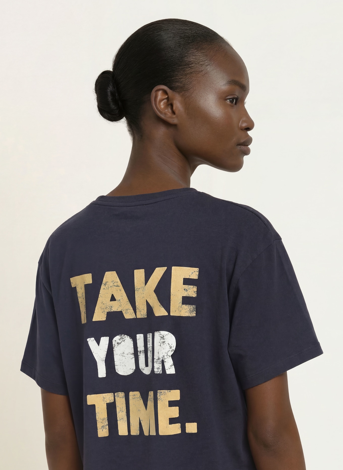 ba&sh T-Shirt TAKE: DUNKELBLAU