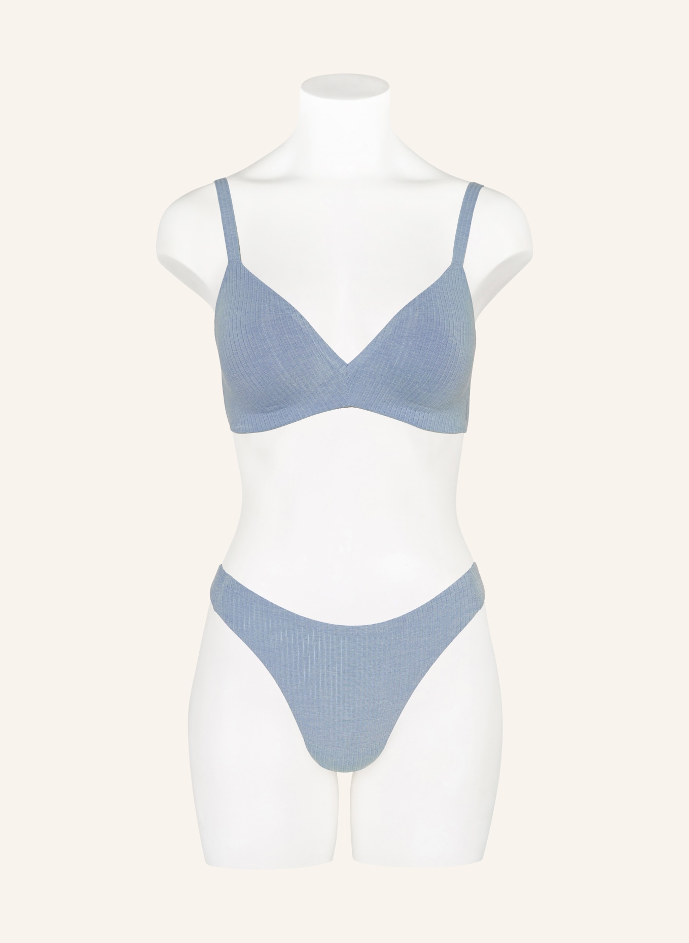 sloggi String ZERO FEEL PURE: BLEU GRIS