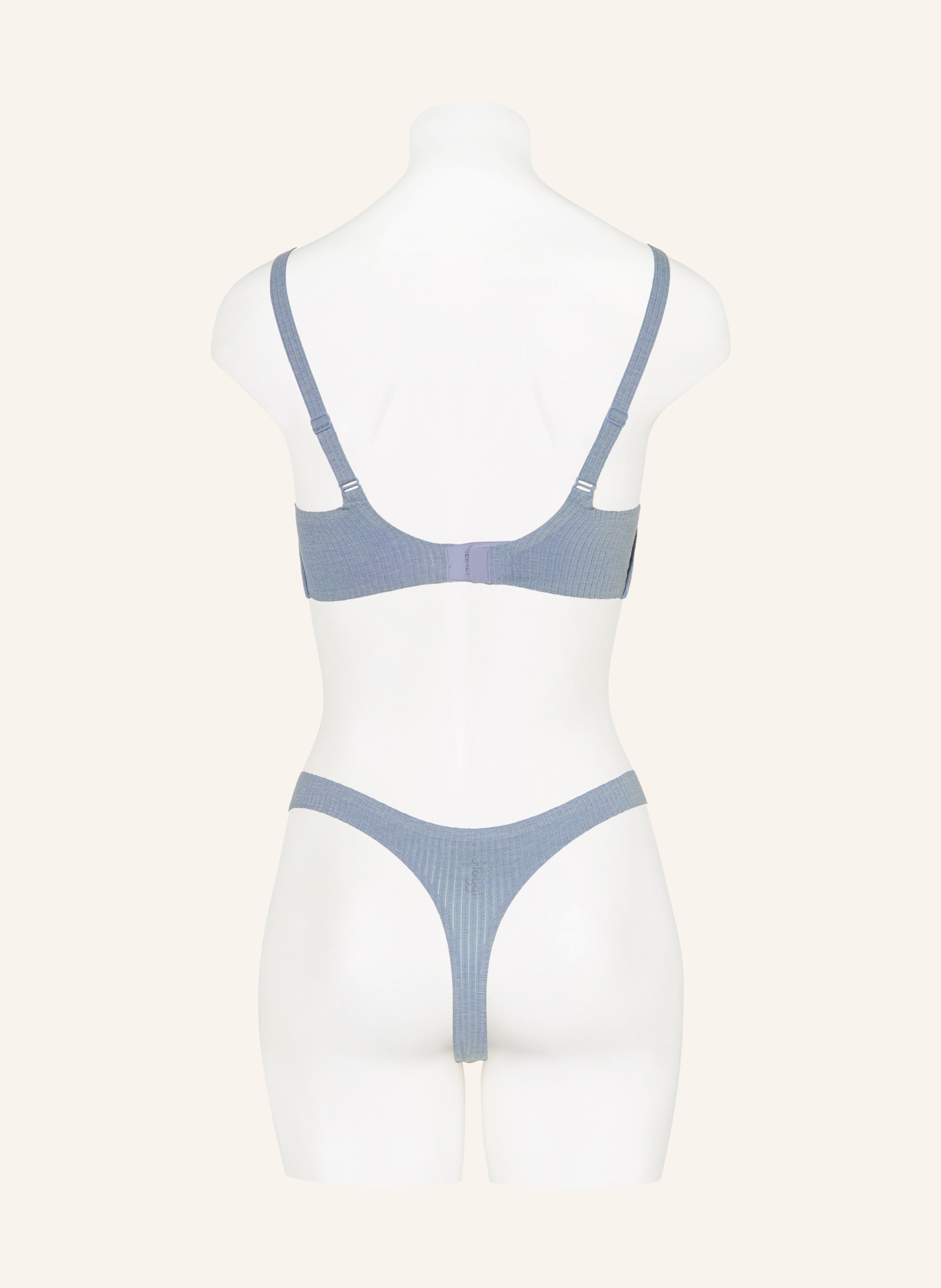 sloggi String ZERO FEEL PURE: BLEU GRIS