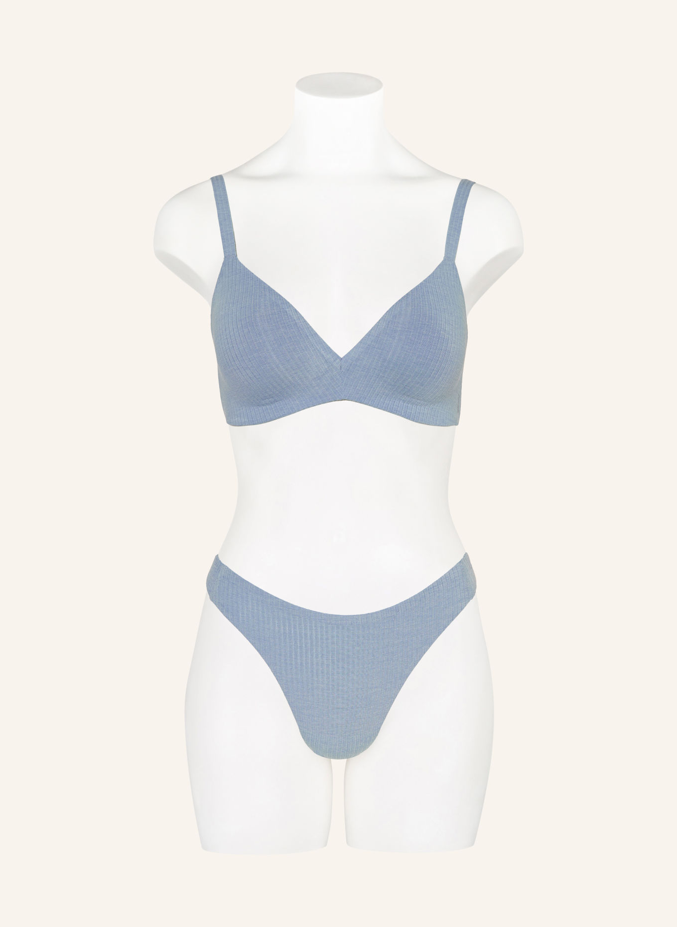 sloggi Push-up-bh ZERO FEEL PURE: BLAUWGRIJS