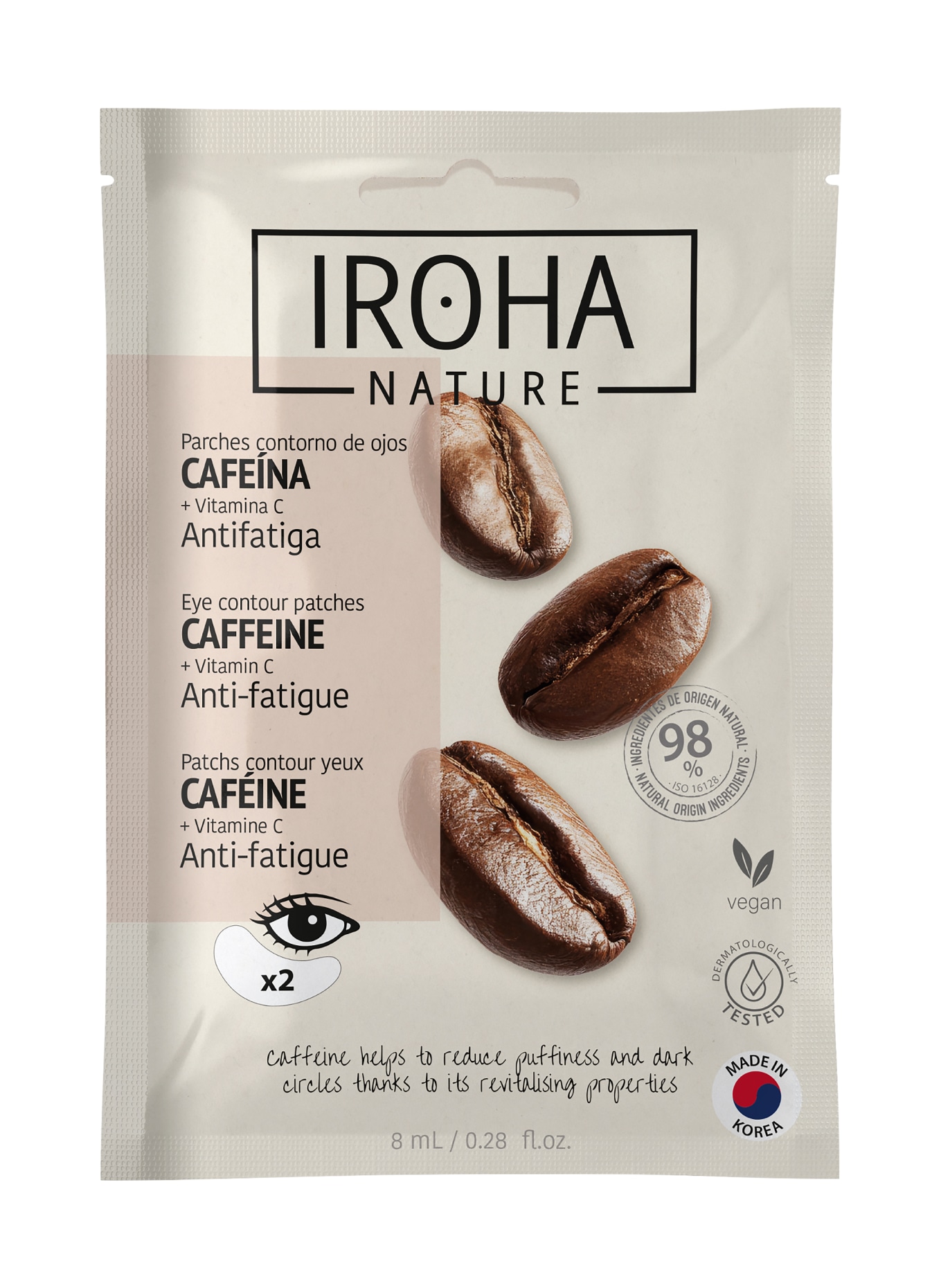 IROHA EYEPADS CAFFEINE