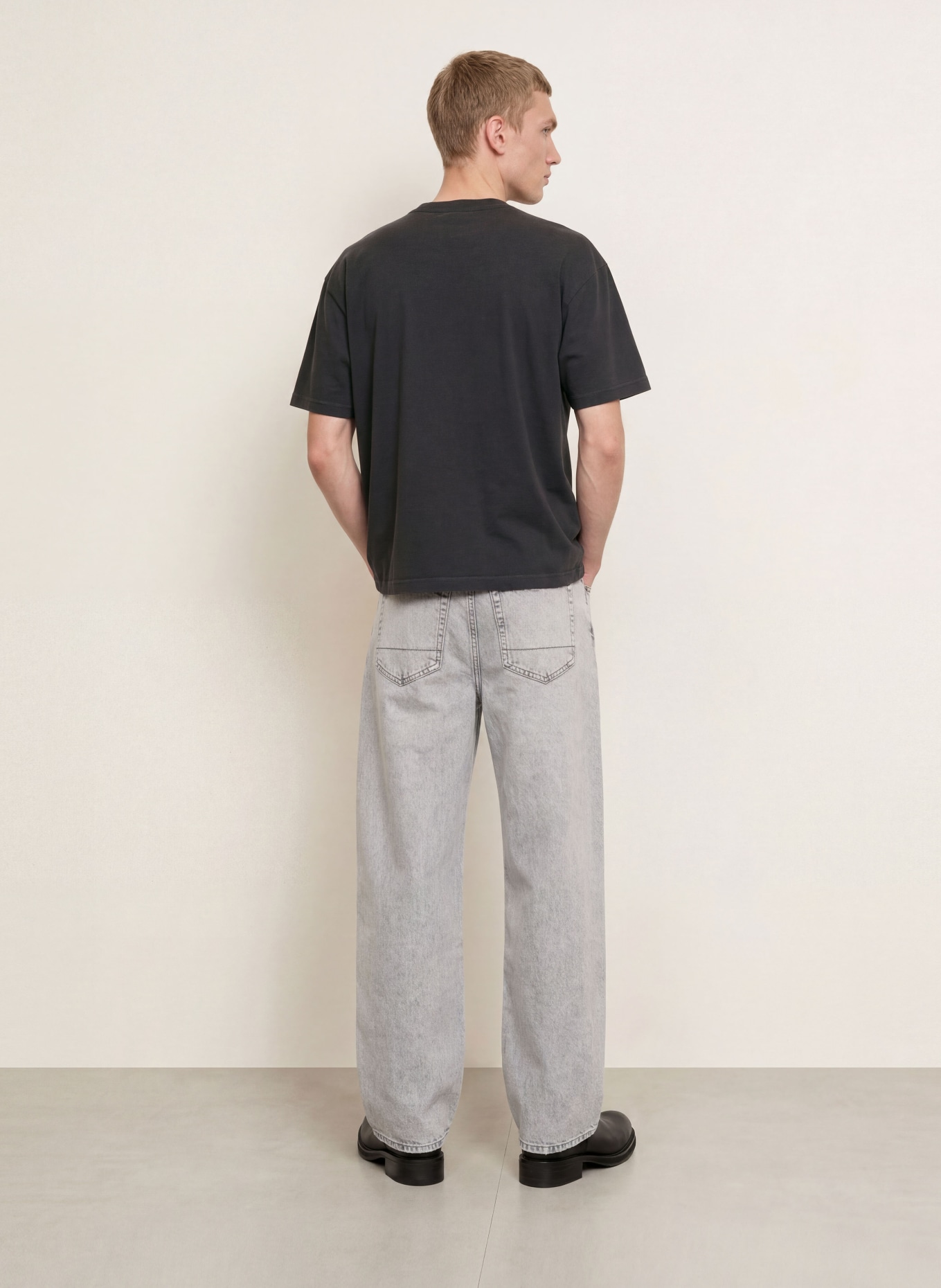 ALLSAINTS T-shirt VANGUARD: DONKERGRIJS / GRIJS / BLAUW