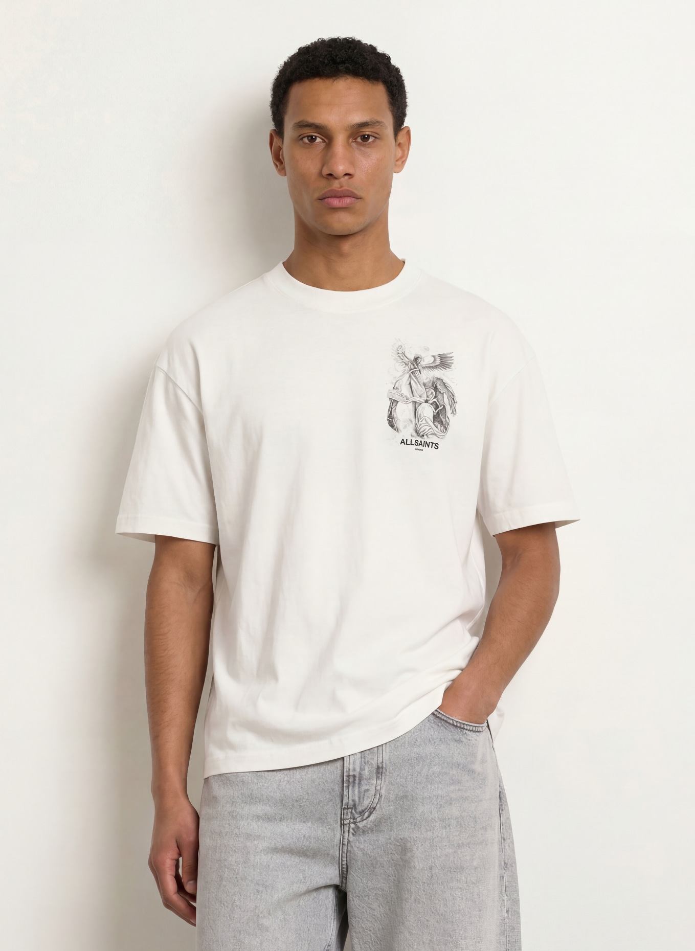 ALLSAINTS T-shirt SERAPH: ECRU