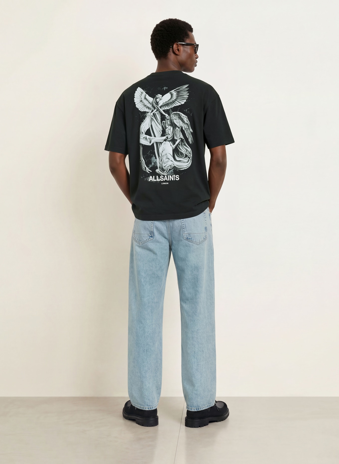 ALLSAINTS SERAPH T-shirt: DARK GRAY