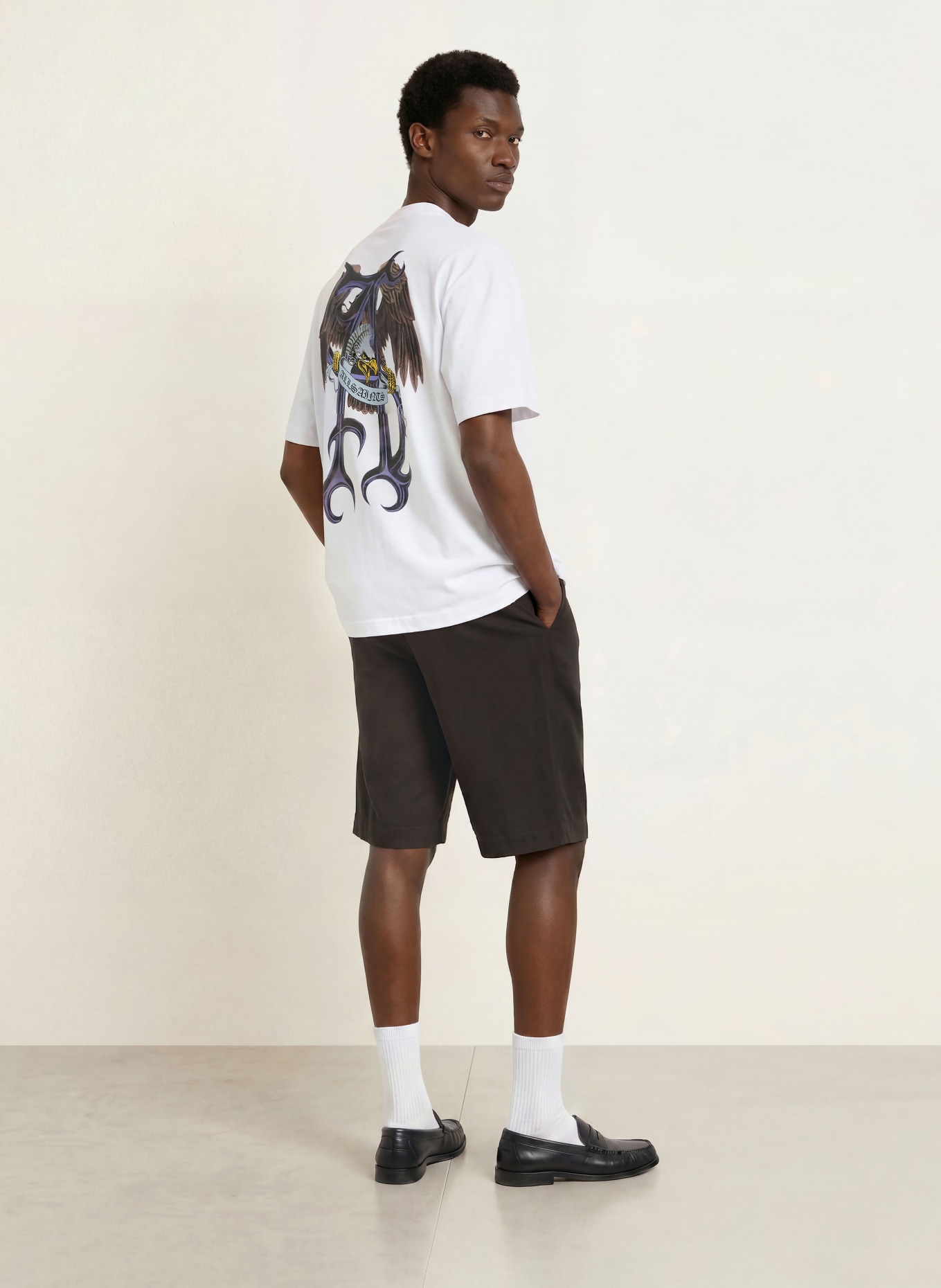 ALLSAINTS T-shirt RAPTOUR: WIT