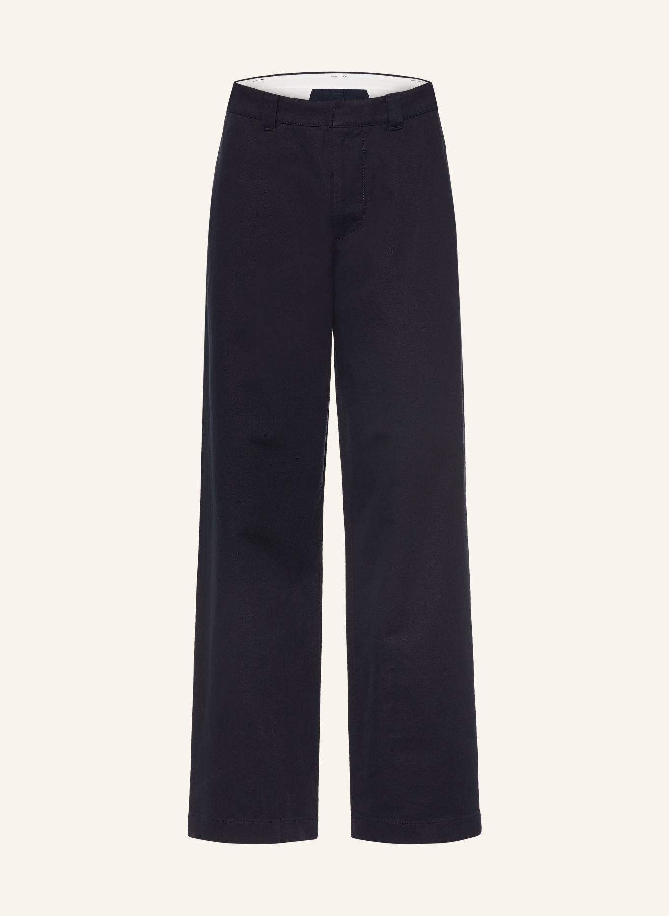 ARKET Chino coupe classique: BLEU FONCÉ