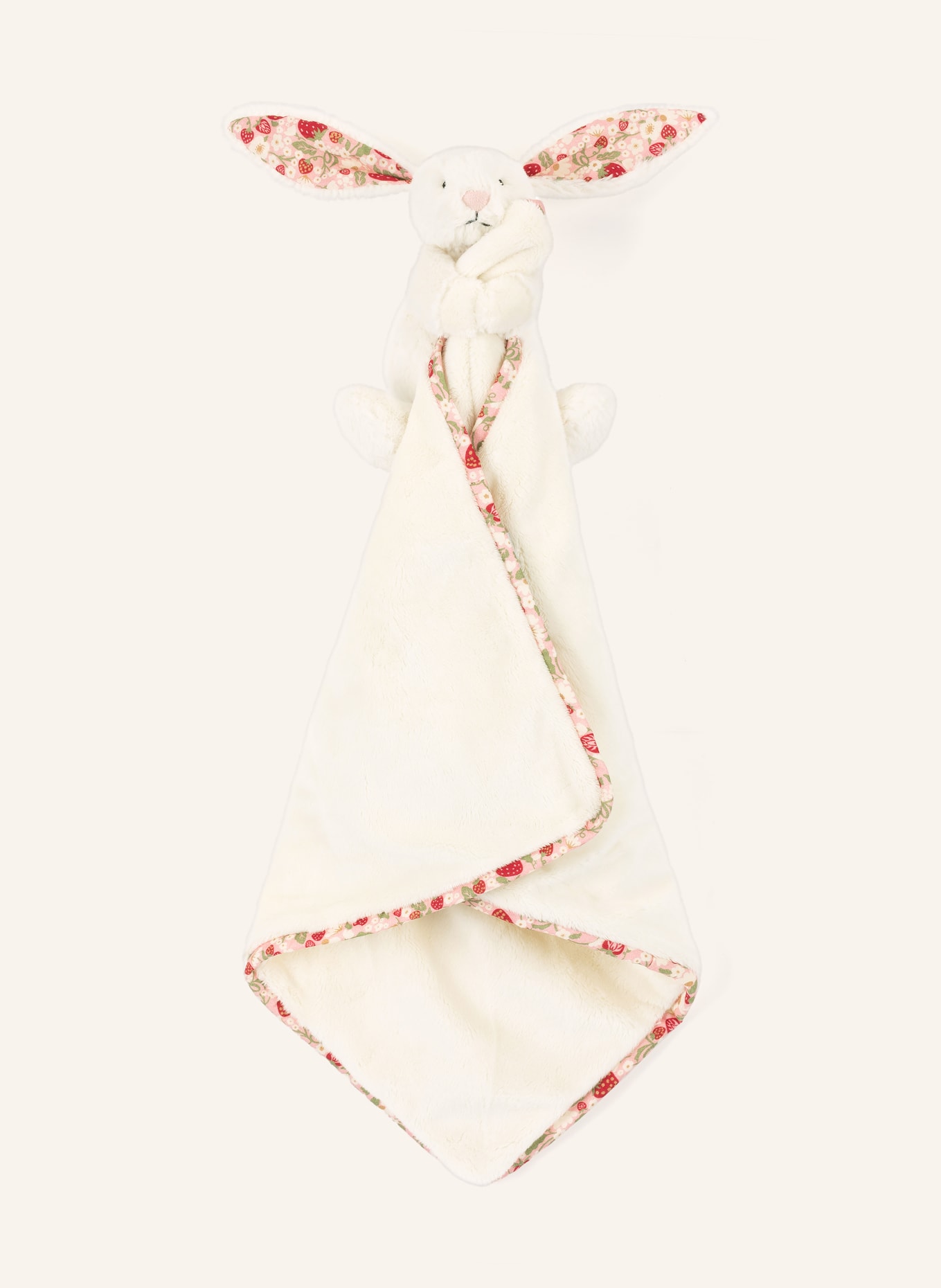 Jellycat Doudou BLOSSOM CREAM BUNNY BERRY: CRÈME / ROSE / ROUGE
