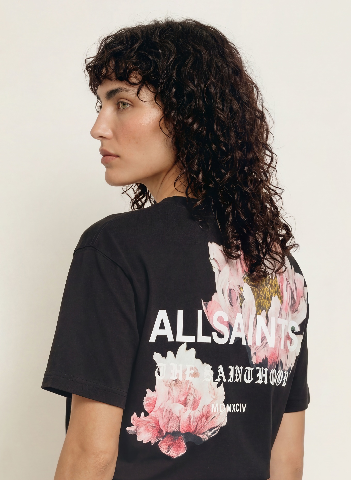 ALLSAINTS T-shirt ELIANA ETTA: ZWART