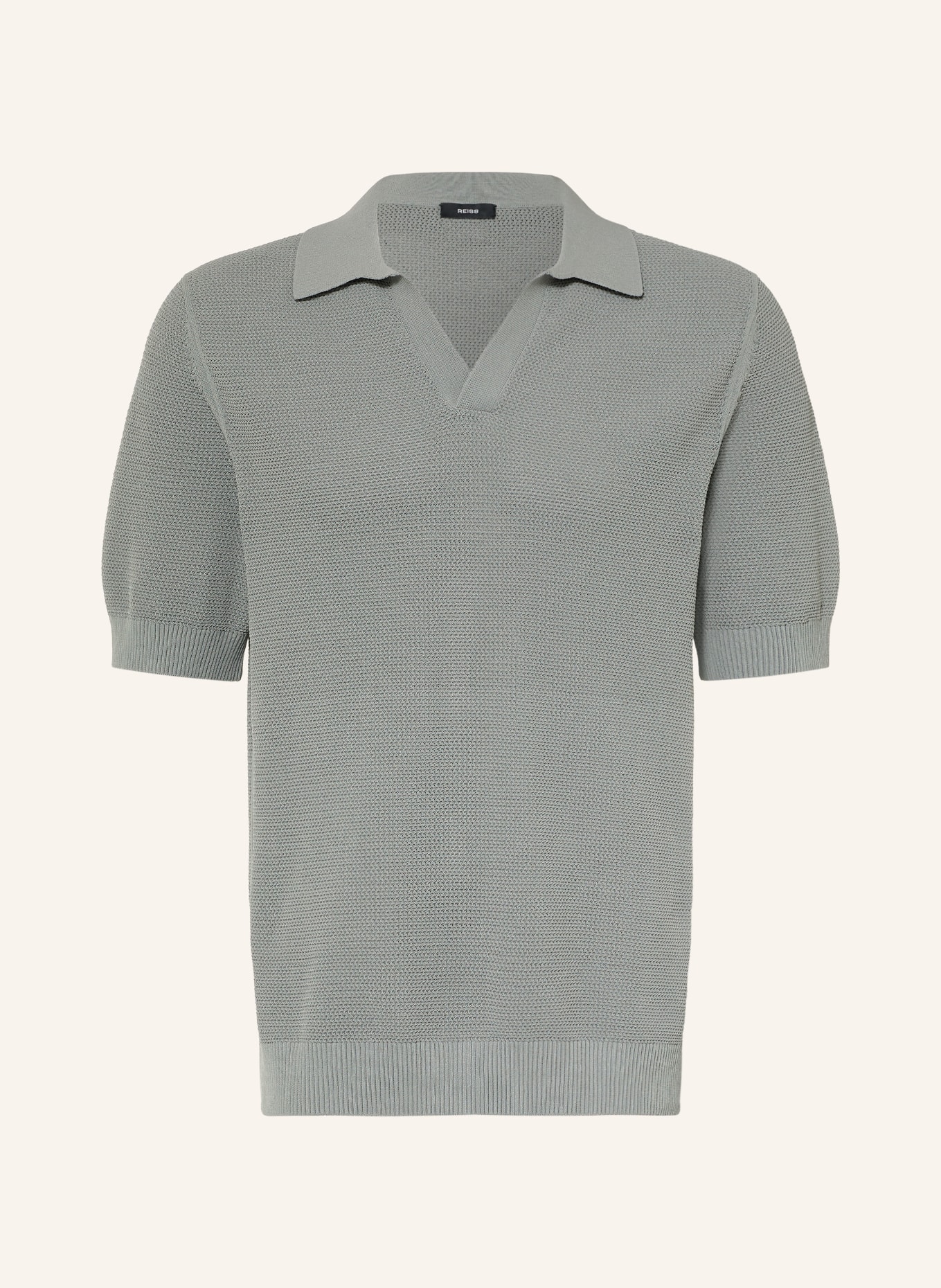 REISS Strickshirt LEON: GRAU