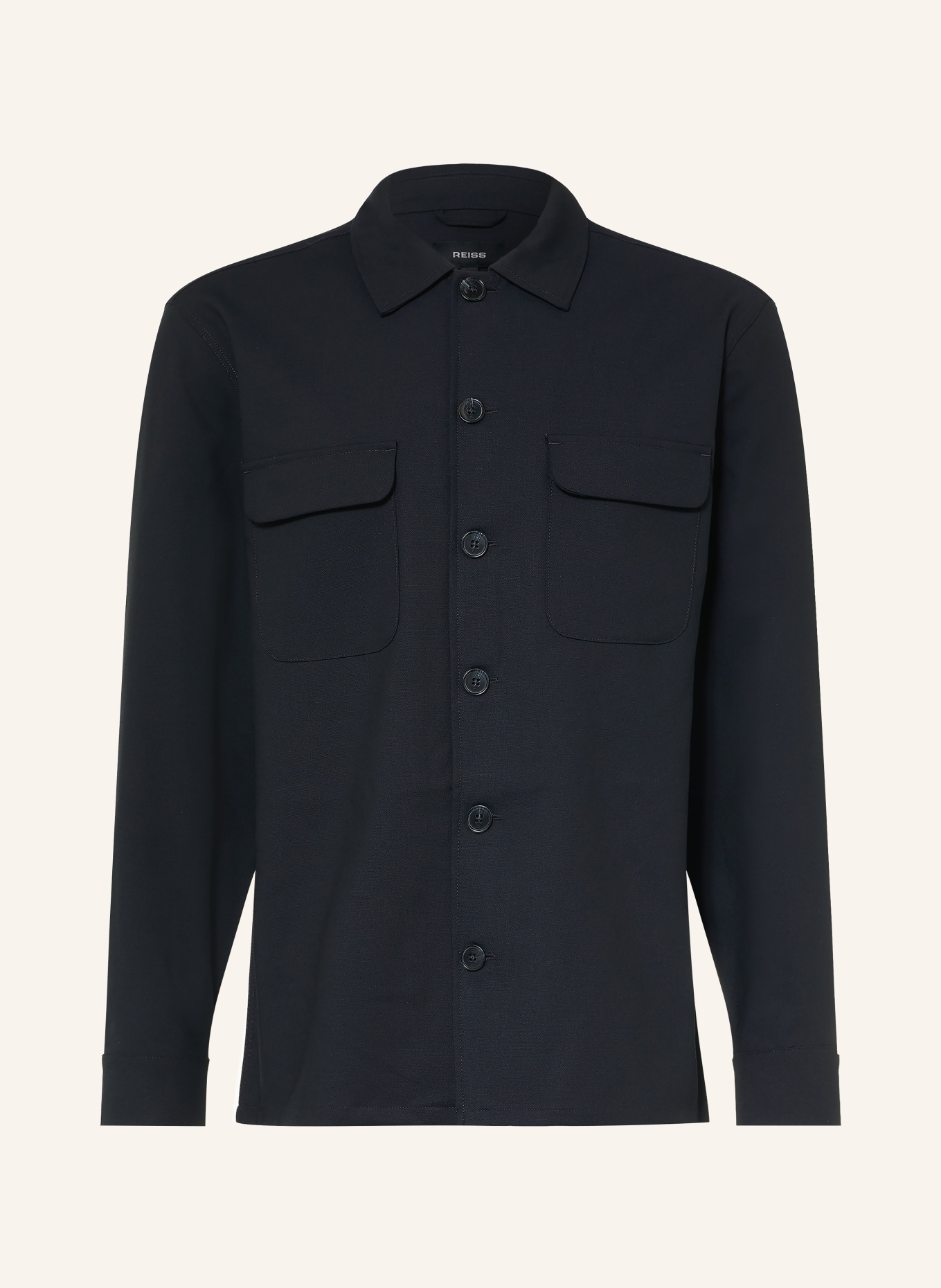 REISS Hemd PESHI Comfort Fit: DUNKELBLAU