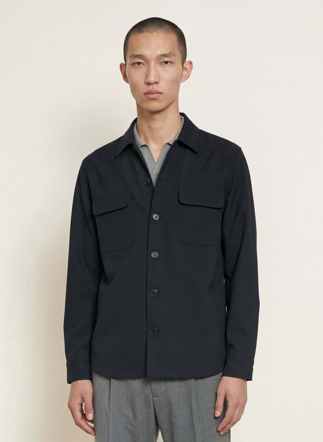 REISS Hemd PESHI Comfort Fit: DUNKELBLAU
