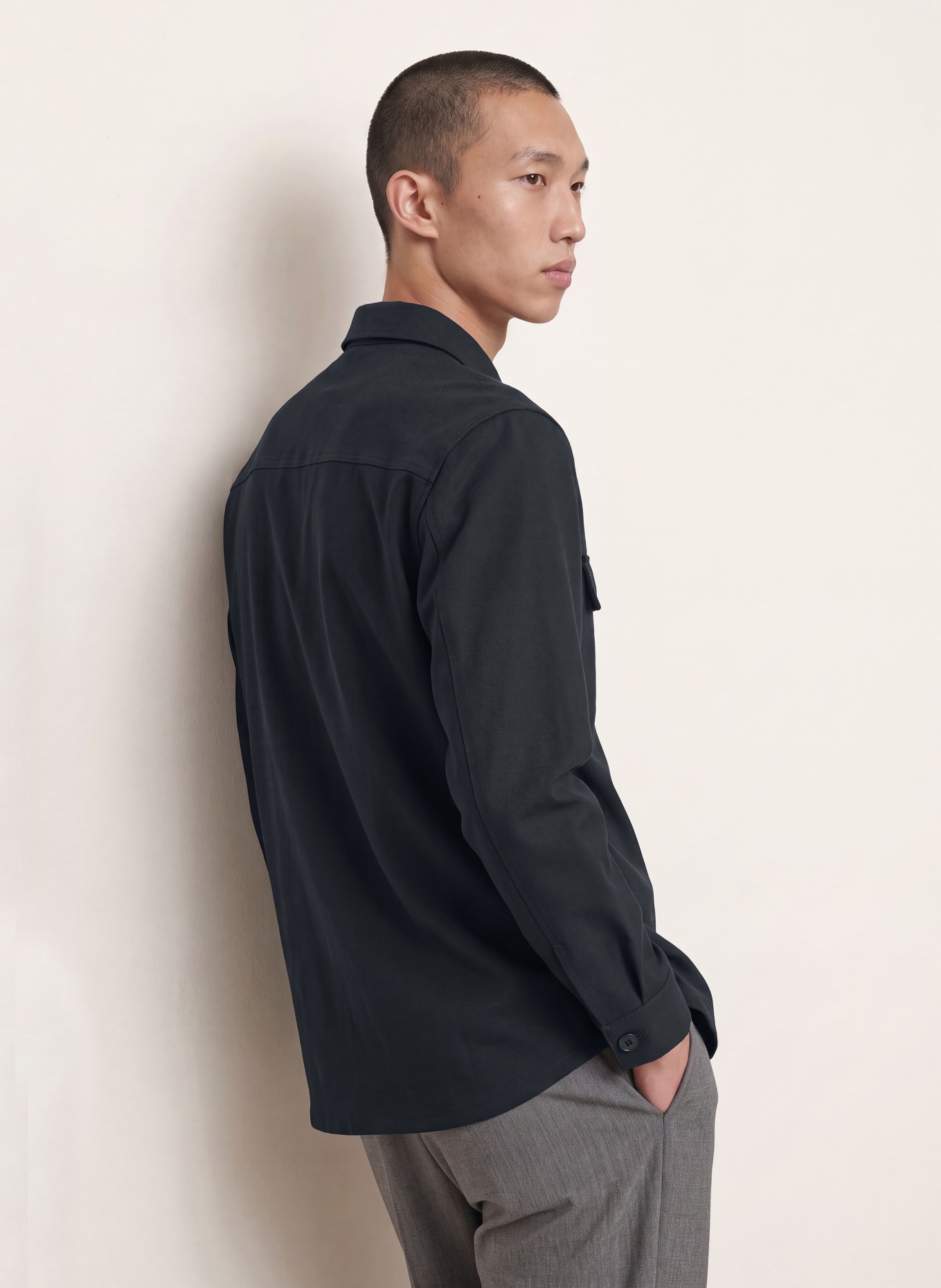 REISS Hemd PESHI Comfort Fit: DUNKELBLAU