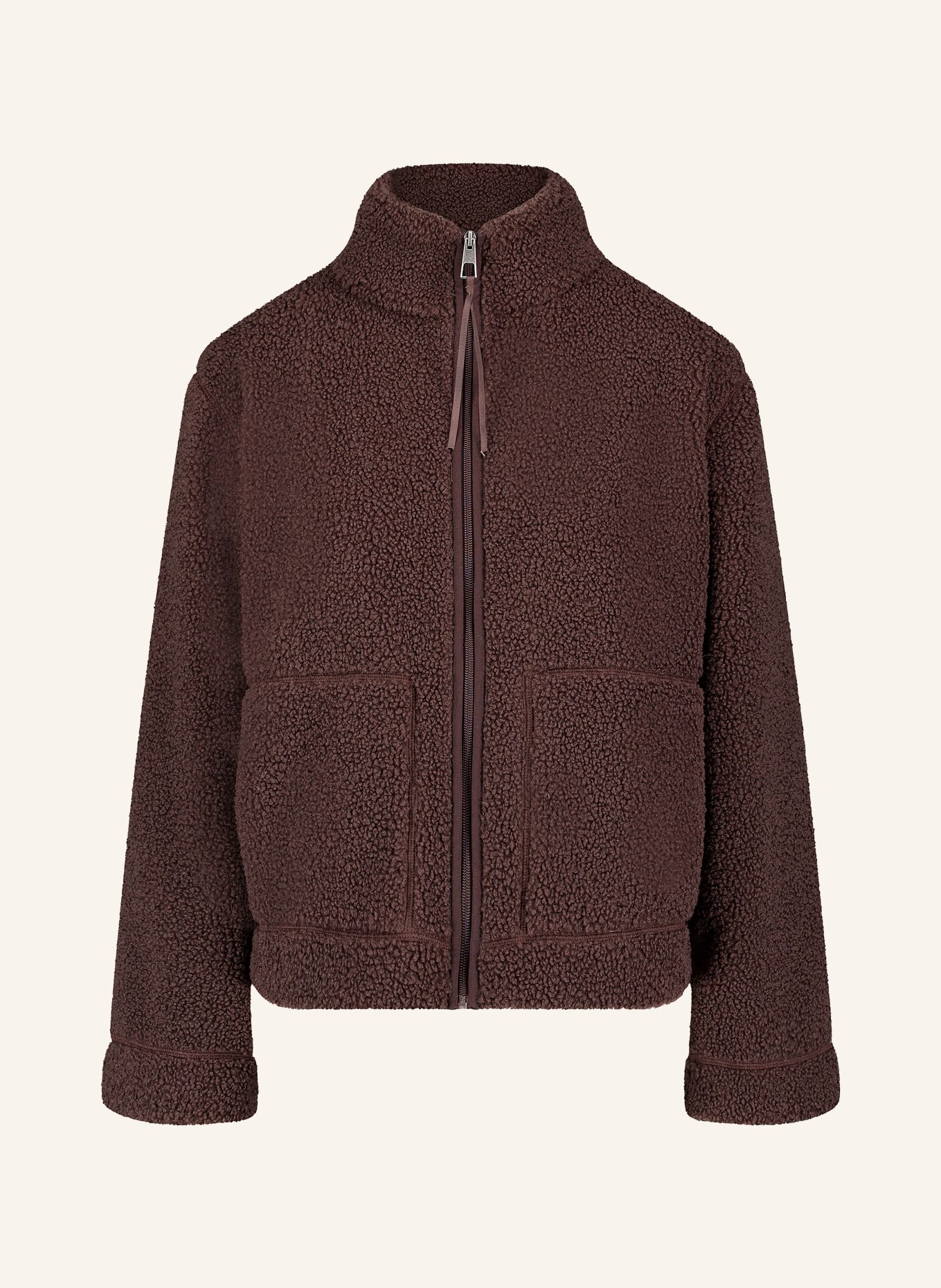 CARTOON Plush Jacket: DARK BROWN
