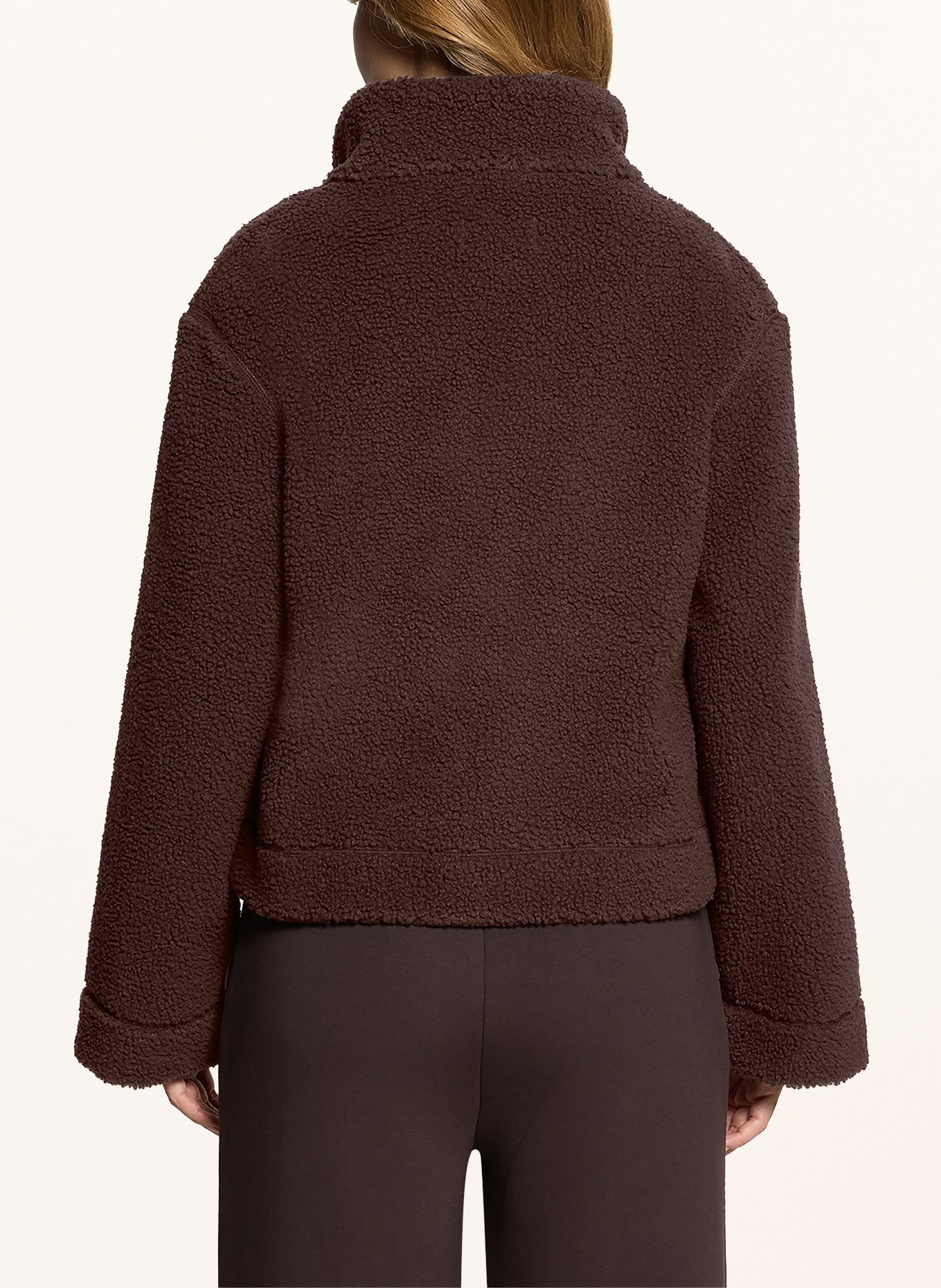 CARTOON Plush Jacket: DARK BROWN